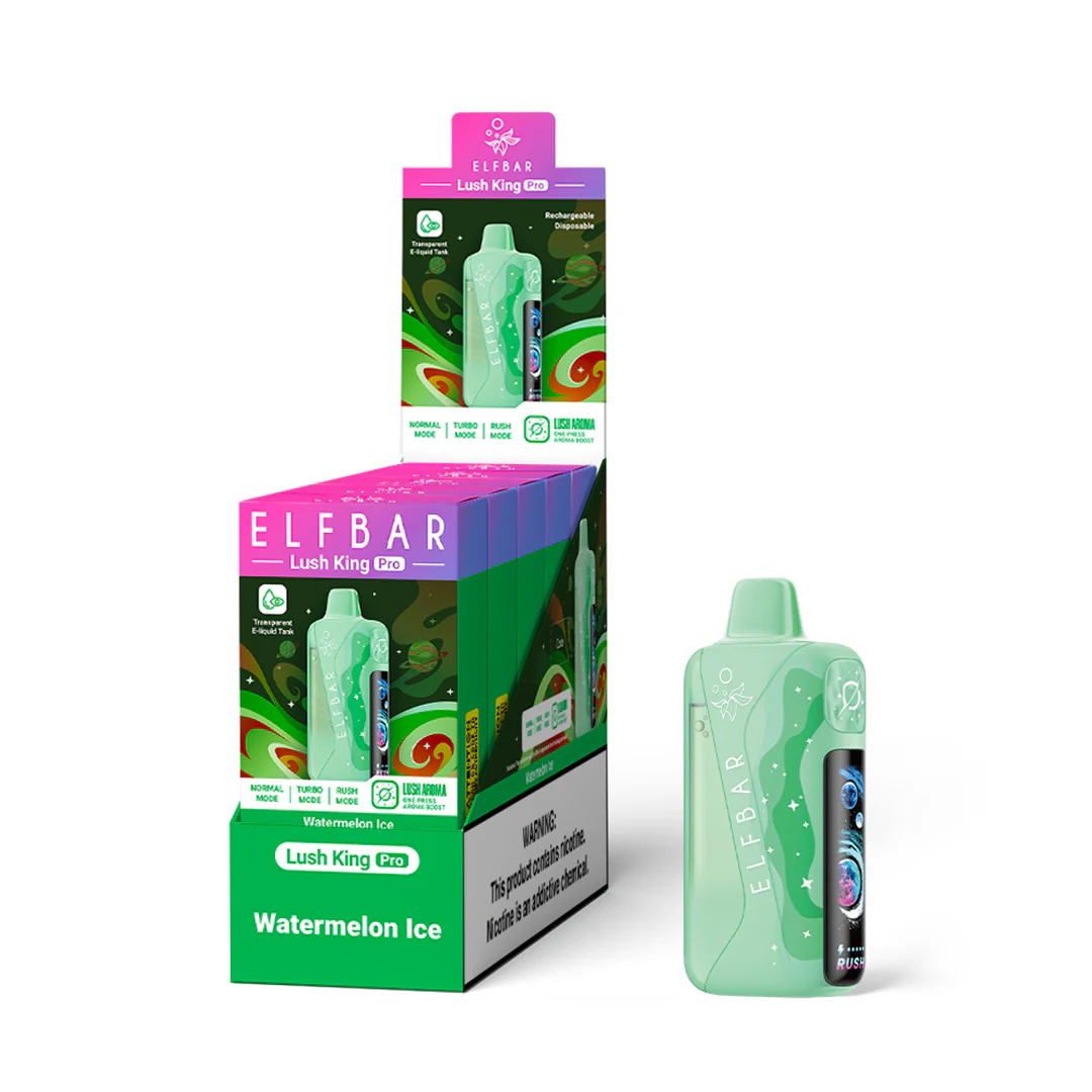 ELFBAR Lush King Pro wiederaufladbarer Einweg-Vape (alle Geschmacksrichtungen)