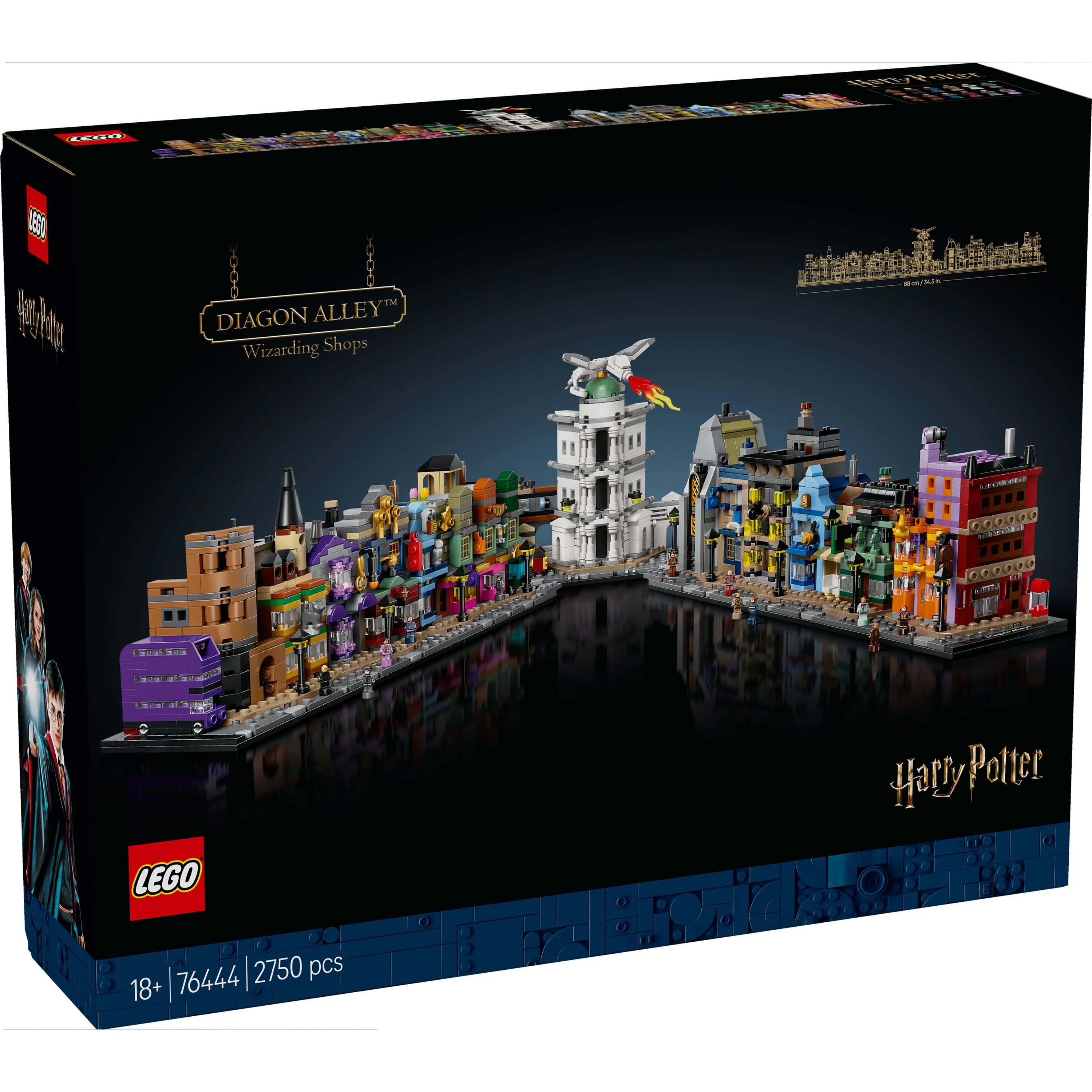 LEGO 76444 Harry Potter Diagon Alley Wizarding Shops