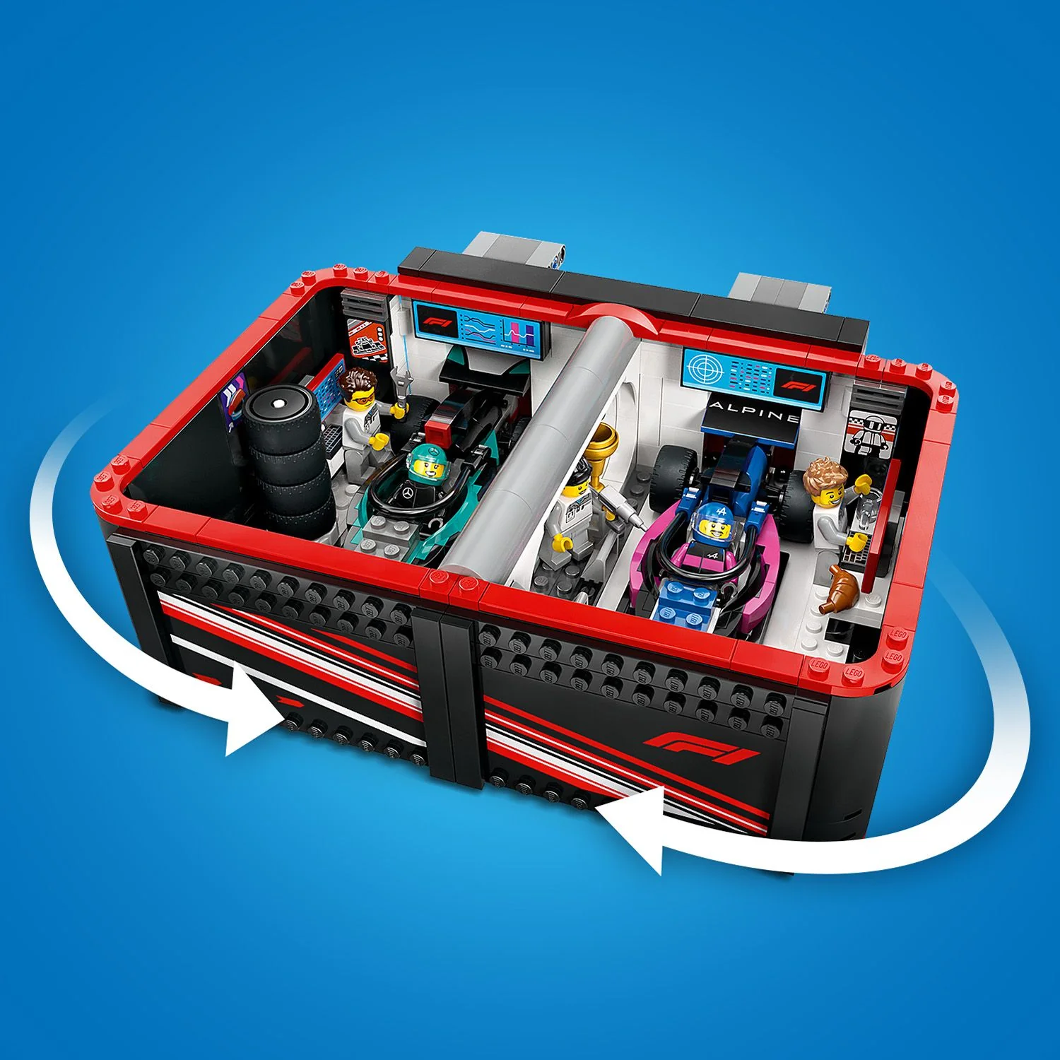 LEGO® City F1® Garage & Mercedes-AMG & Alpine Cars