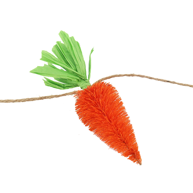 Easter Bunny Carrot Garland Garden Decoration