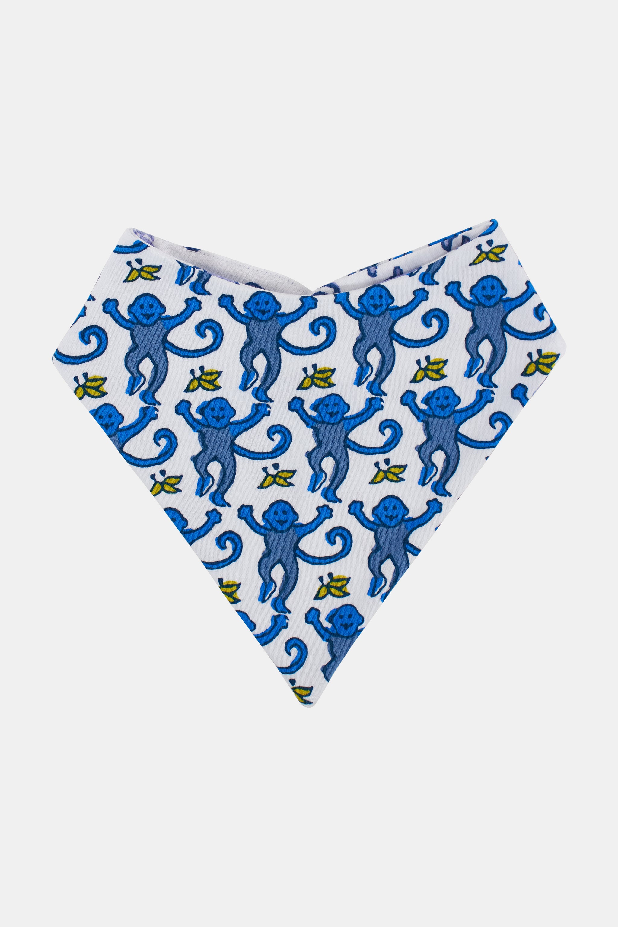 Infant Monkey & Moby Bandana Bib Set