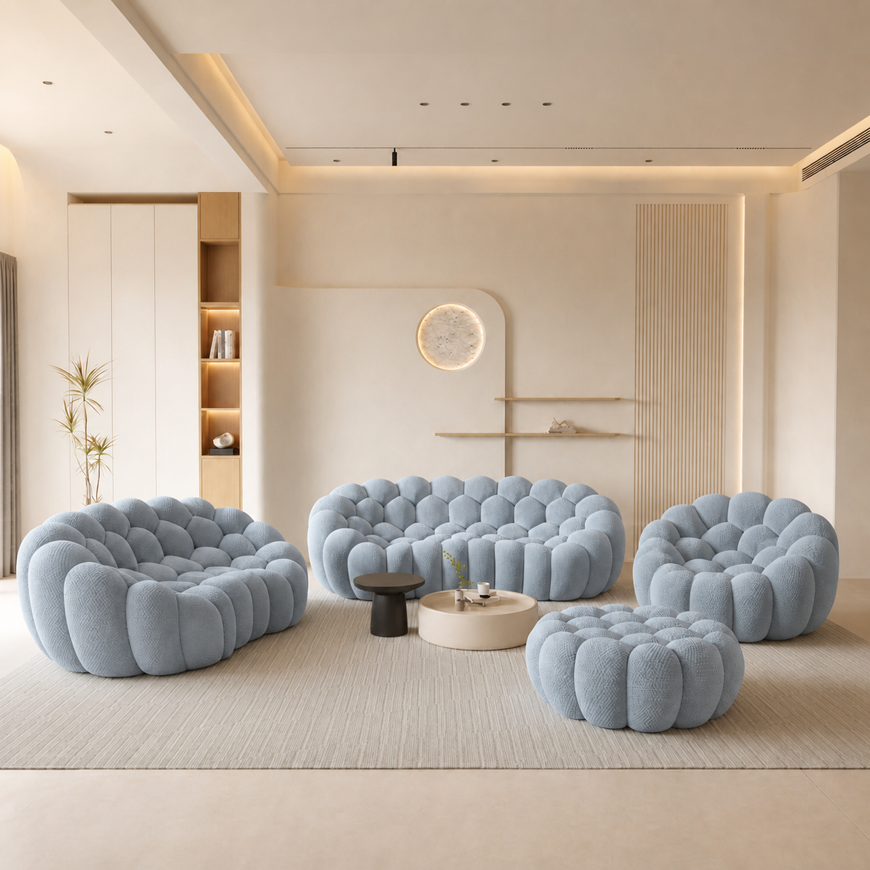 Ciel Colección completa en ambiente — Azul niebla
