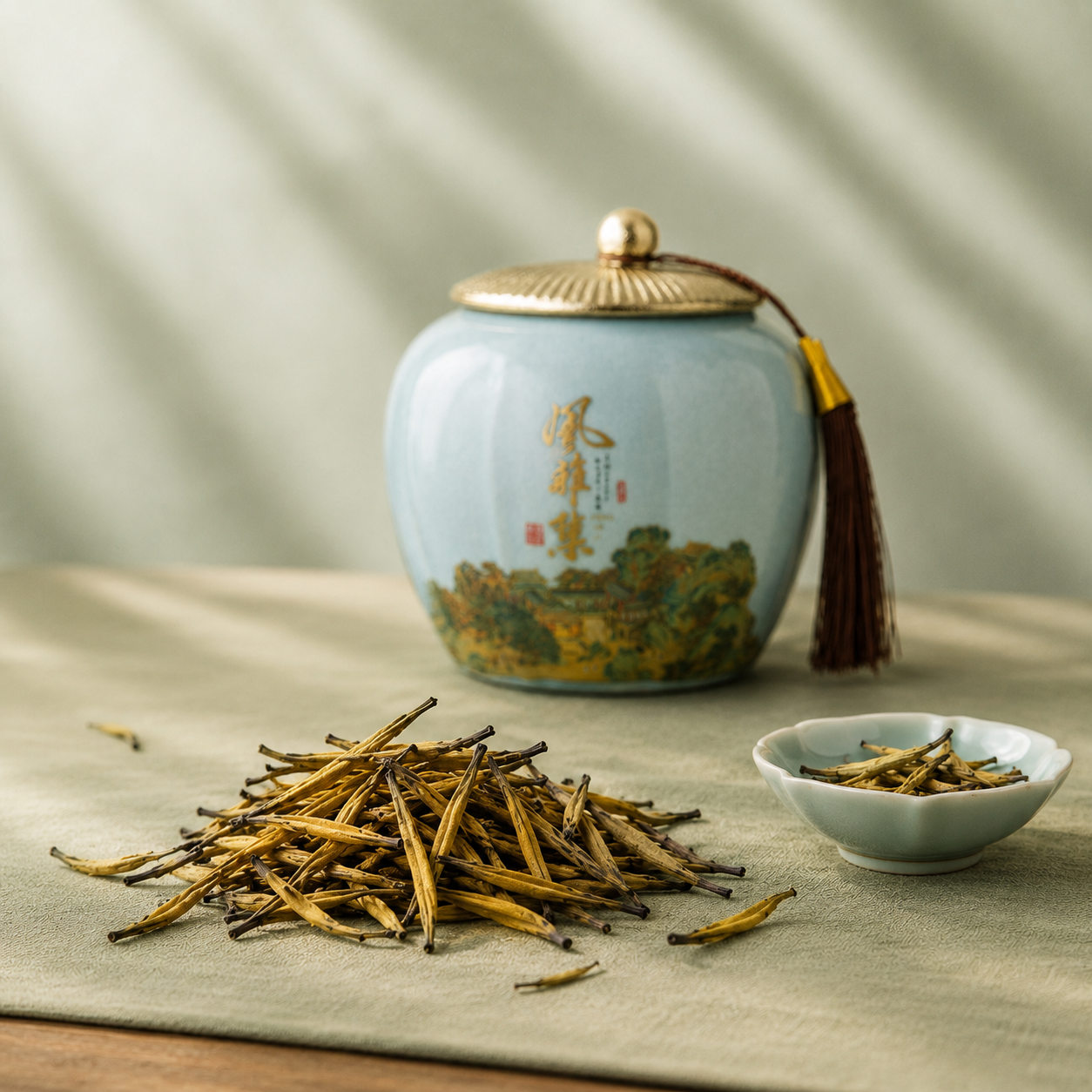 دا جين تشن وانغ - شاي أحمر (أسود)Da Jin Zhen Wang - Red (Black) TeaS.R.178.00الشاي الأحمر (الشاي الأسود)Ohmyteaohmyteachina