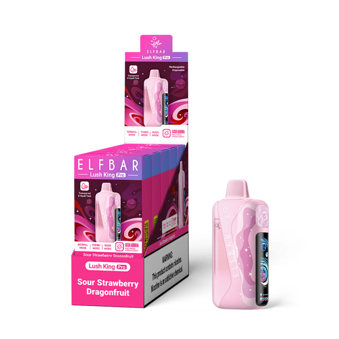 ELFBAR Lush King Pro wiederaufladbarer Einweg-Vape (alle Geschmacksrichtungen)