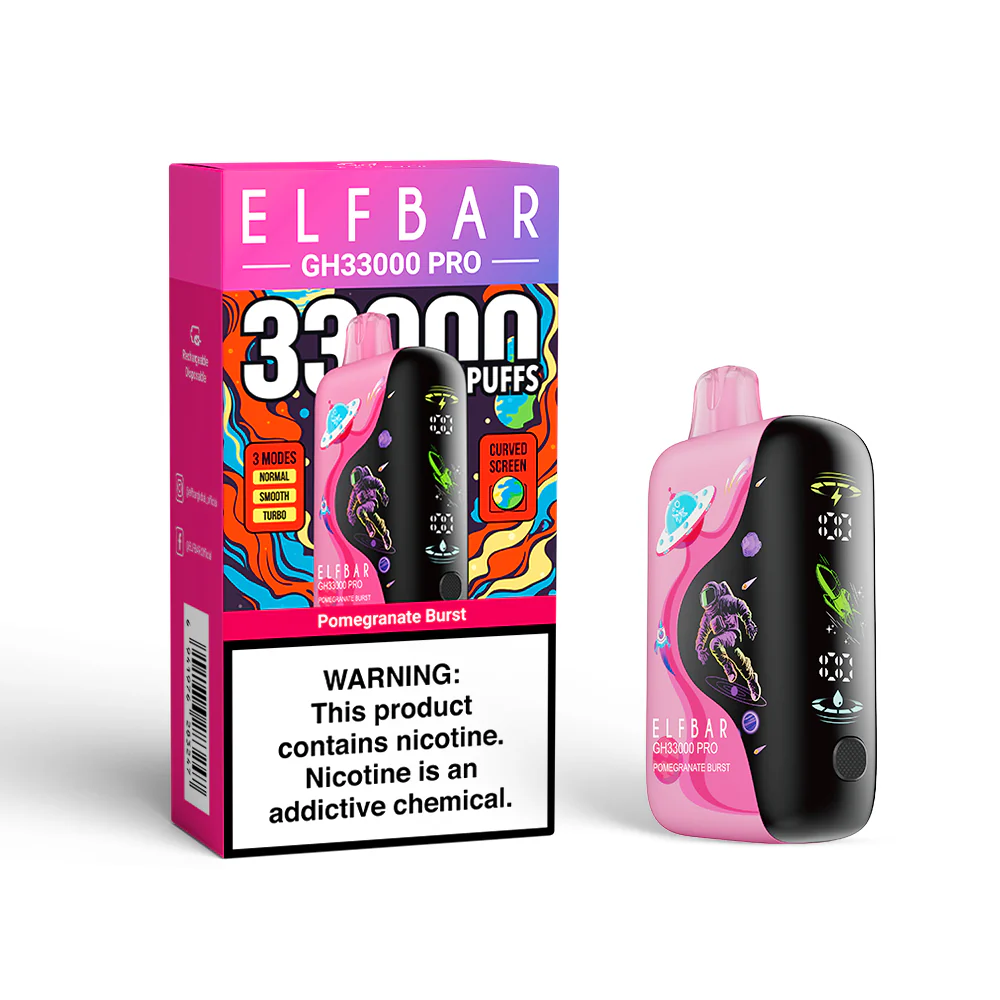 ELFBAR GH33000 PRO wiederaufladbarer Einweg-Vape (alle Geschmacksrichtungen)