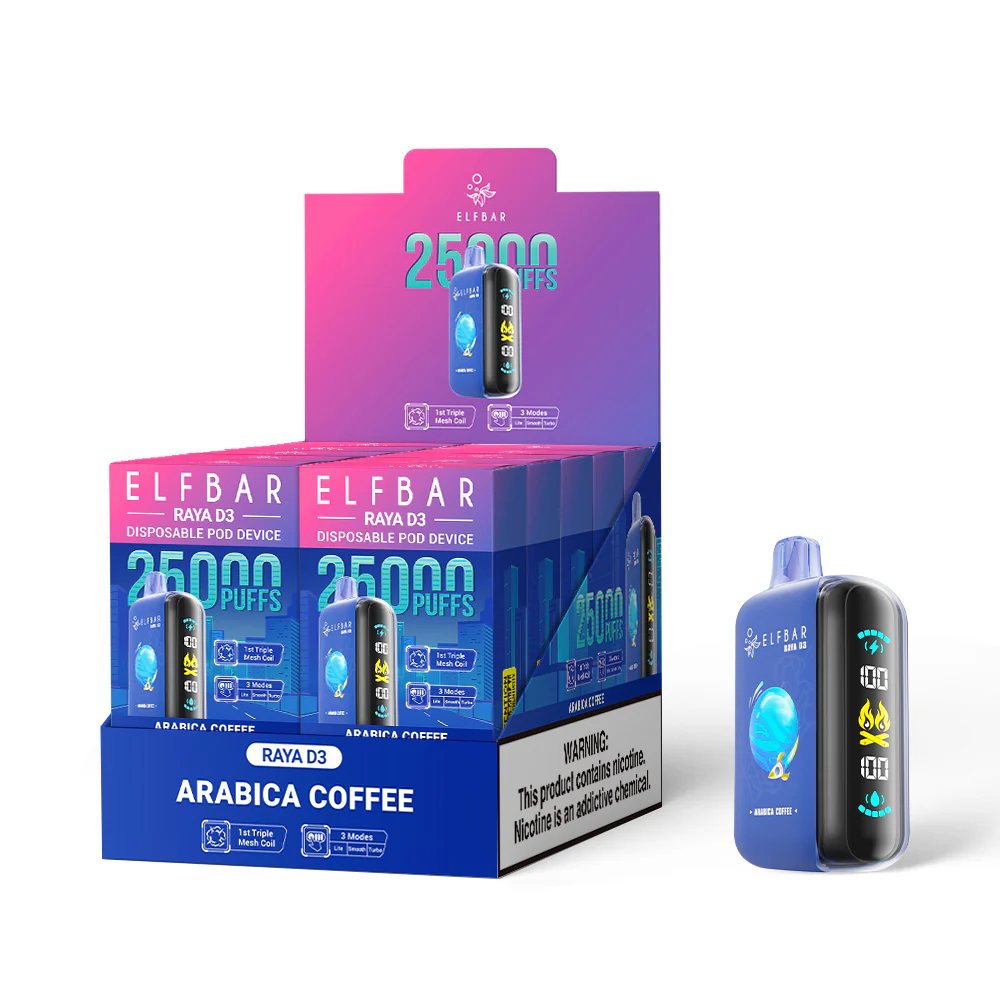 ELFBAR RAYA D3 Einweg-Vape (alle Geschmacksrichtungen)