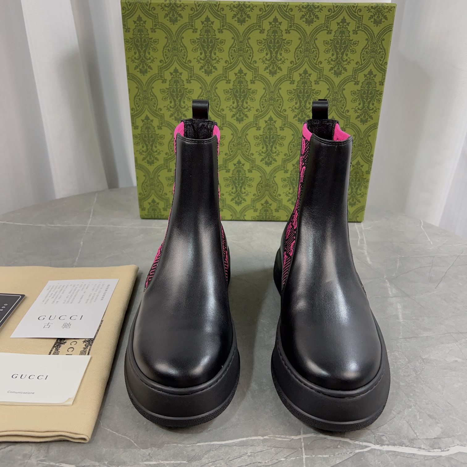 Gucci 23fw New Boots Unisex Size 35-46
