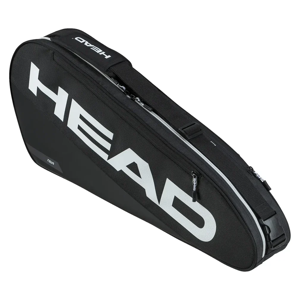 Tour Racquet Bag S 3 Pack Black and White
