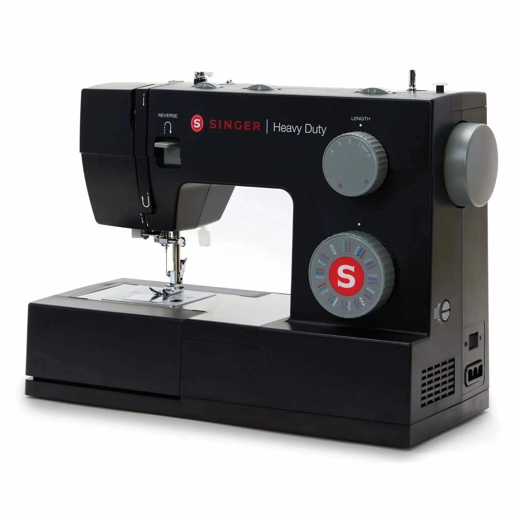 SINGER® Heavy Duty 4432 Black Sewing Machine & Black Universal Hard Case Bundle