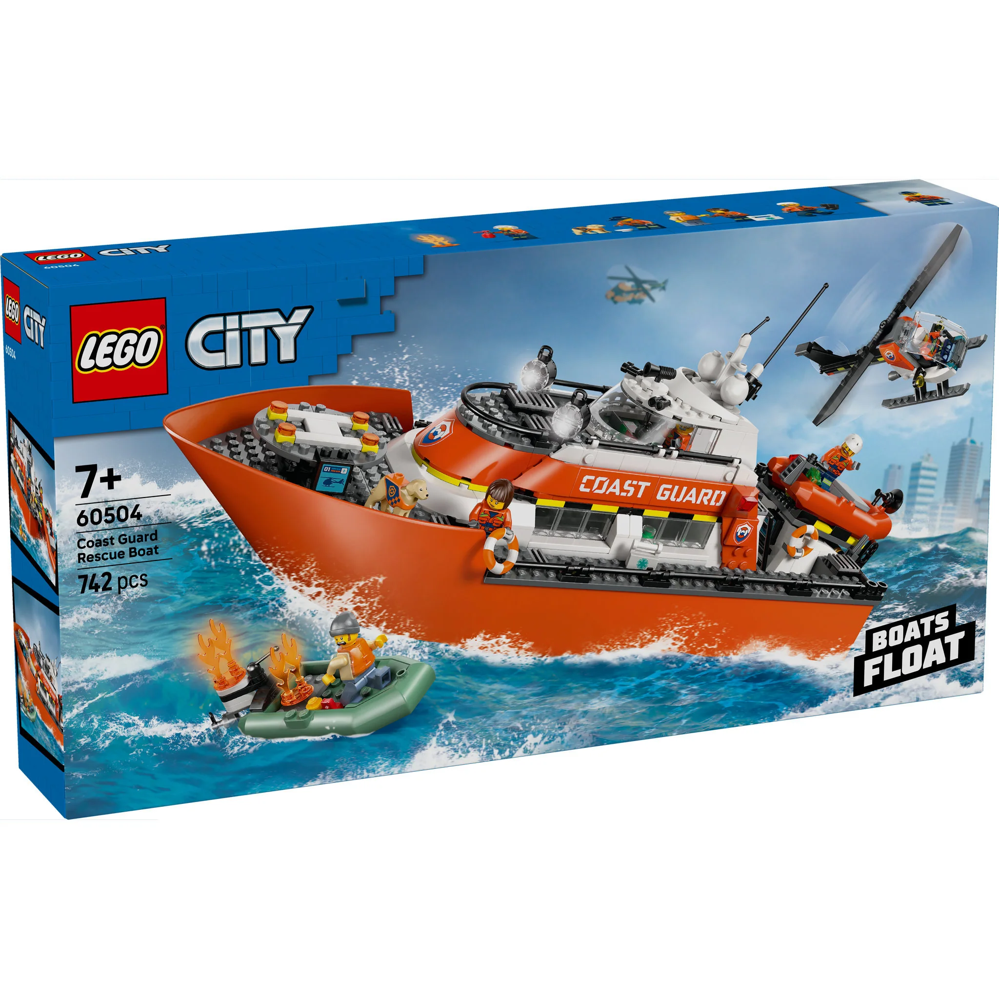 LEGO 60504 City Coast Guard Rescue Boat & Helicopter