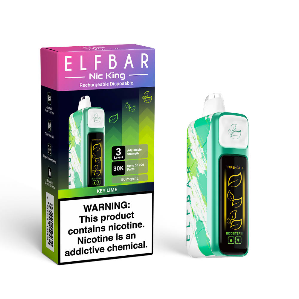 ELFBAR NIC KING 30K wiederaufladbarer Einweg-Vape (alle Geschmacksrichtungen)