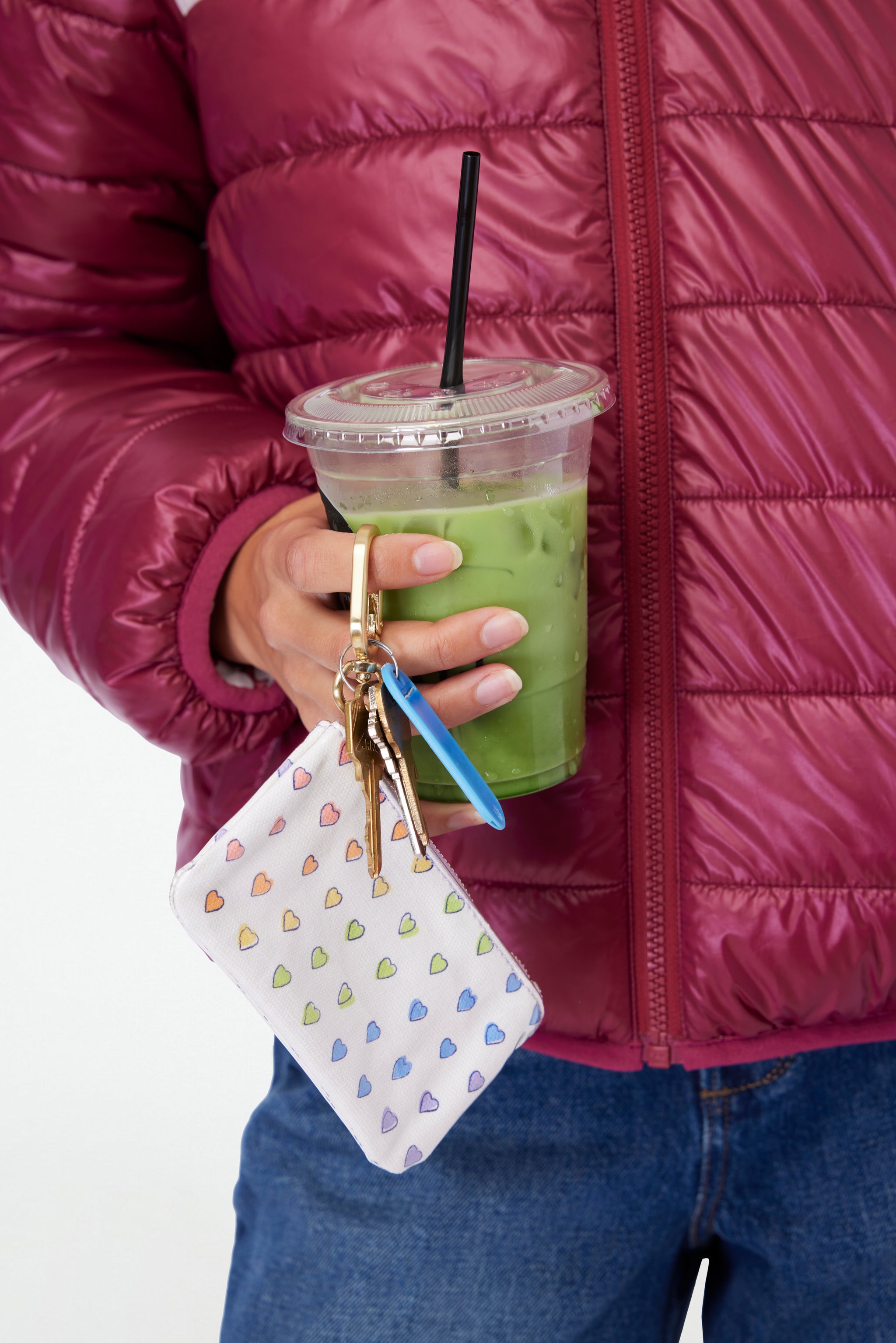 Disco Hearts Coin Pouch