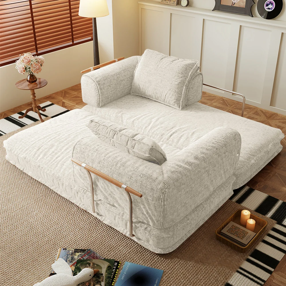 NÓVORA CASA libremente personalizable modulable Futons Plegable piso sofá cama cama sofás con pana tela