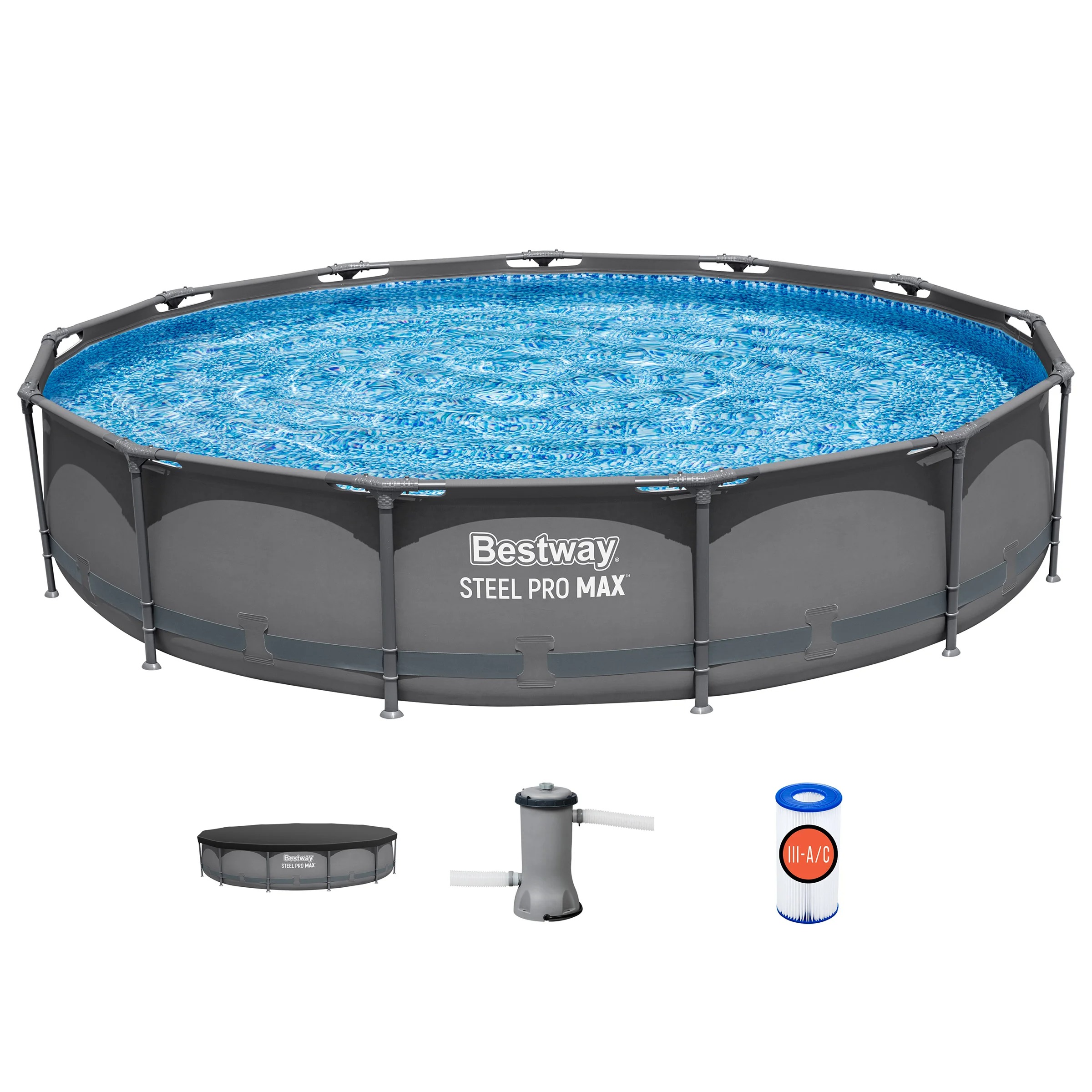 Bestway Steel Pro MAX 13' x 30” Round Above Ground Pool Set