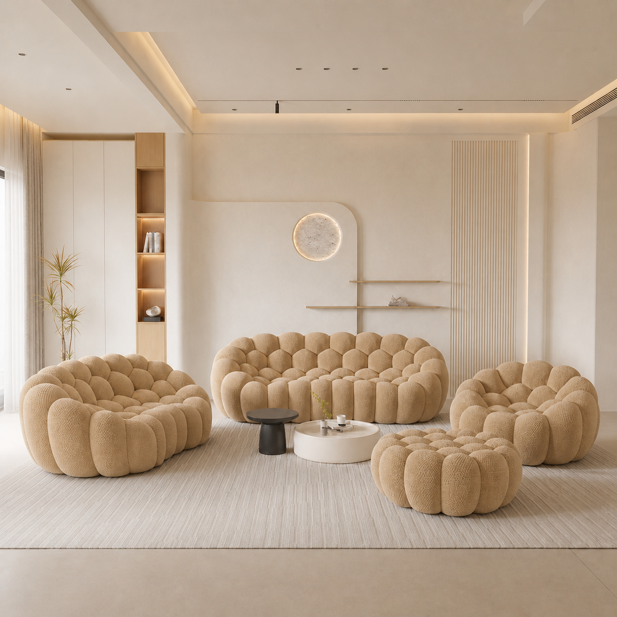 Ciel Colección completa en ambiente — Beige cálido