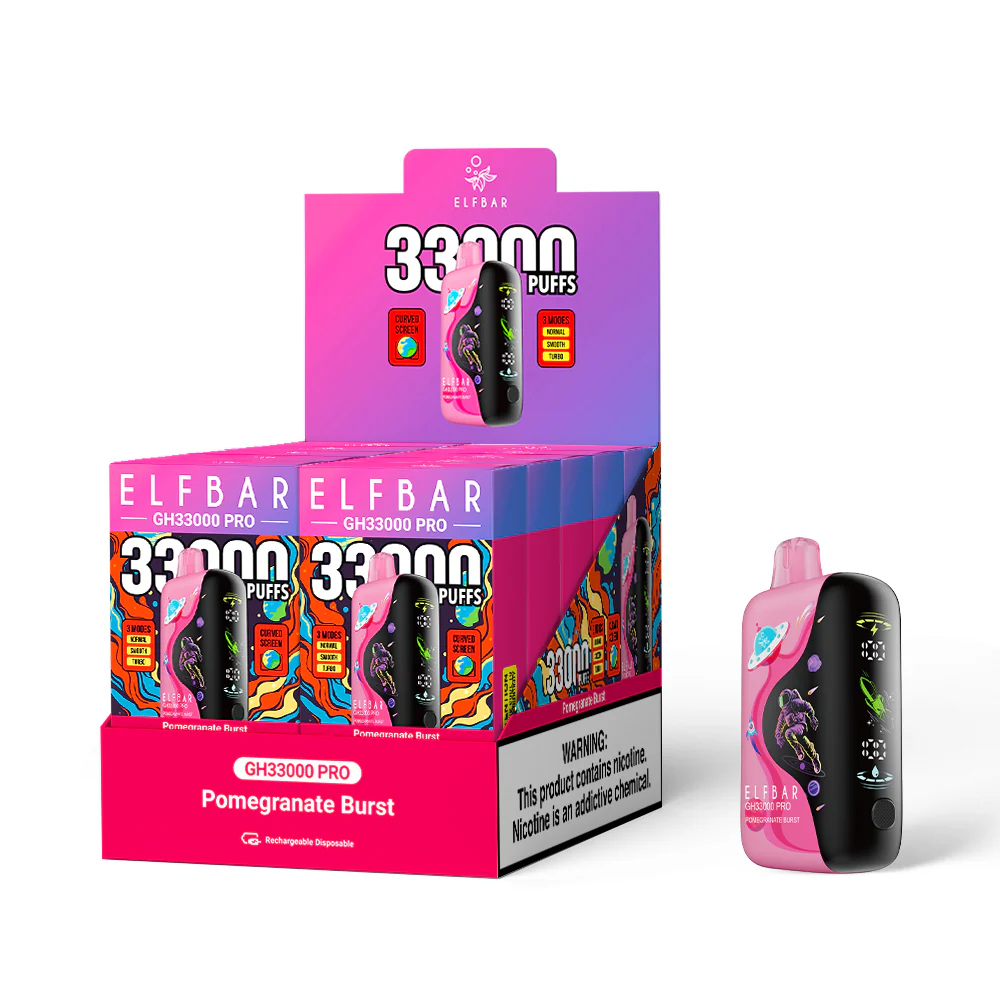 ELFBAR GH33000 PRO wiederaufladbarer Einweg-Vape (alle Geschmacksrichtungen)
