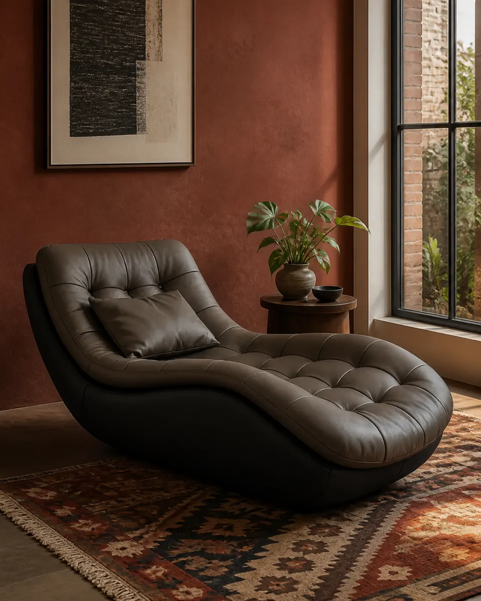 Diseño curvo del Sillón Nido Relax