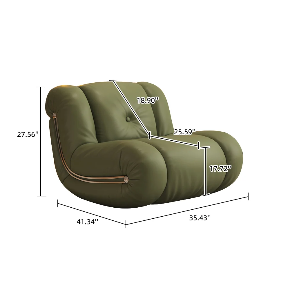 NÓVORA CASA mecedora sofá descanso sillón reclinable individual sofá con cómodo respaldo