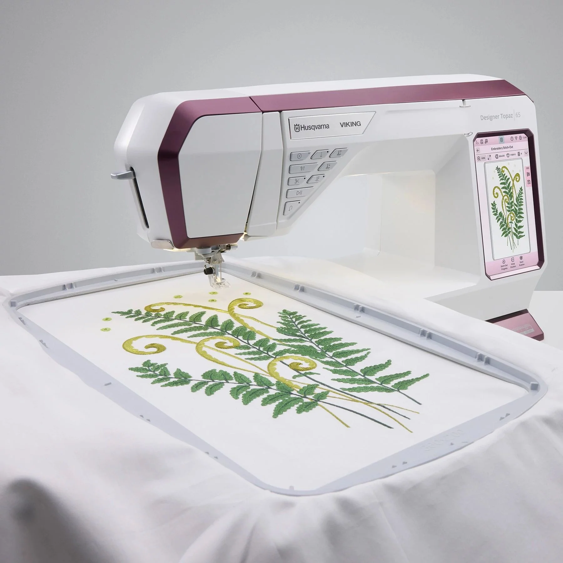HUSQVARNA® VIKING® DESIGNER TOPAZ™ 65 Sewing & Embroidery Machine