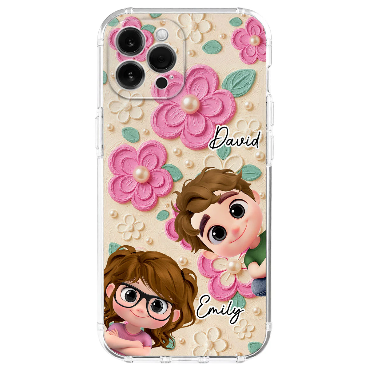 Proud Of Being Grandma - Personalized Custom 3D Effect Phone Case