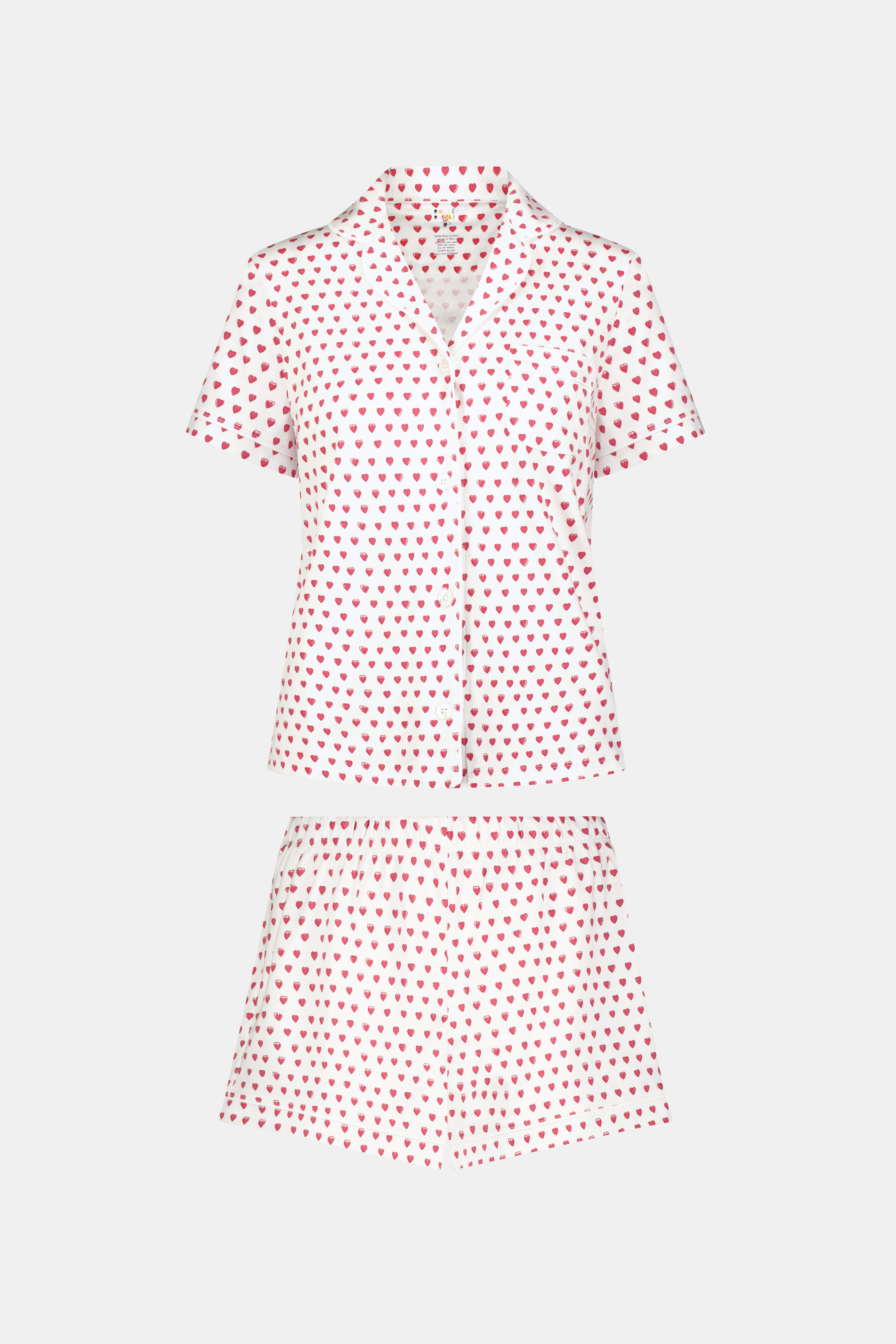 Hearts Polo Pajamas