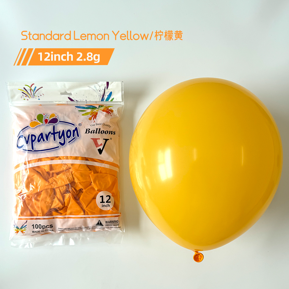 12 Inch Latex Balloons – Bright Colors for Party Decorations