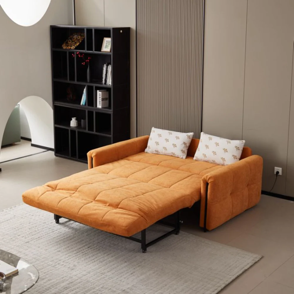 NÓVORA CASA eléctrico reclinable Sofá cama con motorizado reposapiés– fácilmente se convierte, pequeño espacio solución