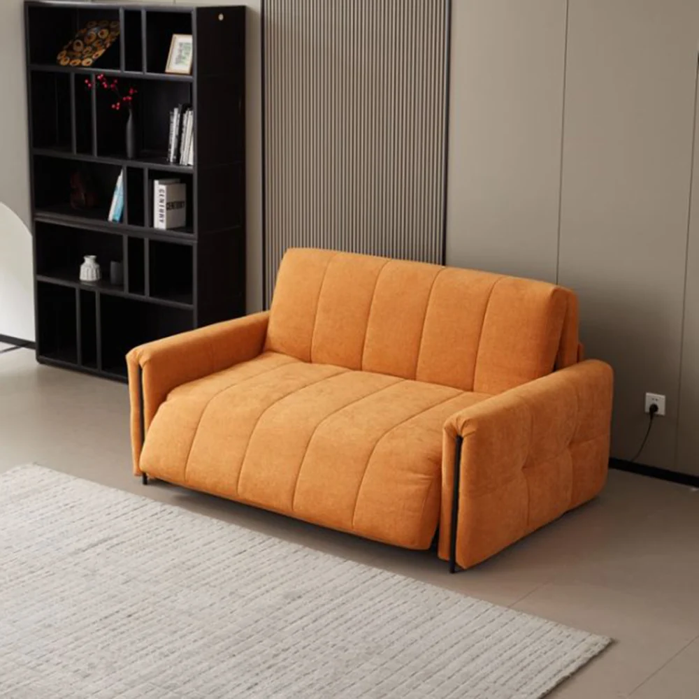 NÓVORA CASA eléctrico reclinable Sofá cama con motorizado reposapiés– fácilmente se convierte, pequeño espacio solución