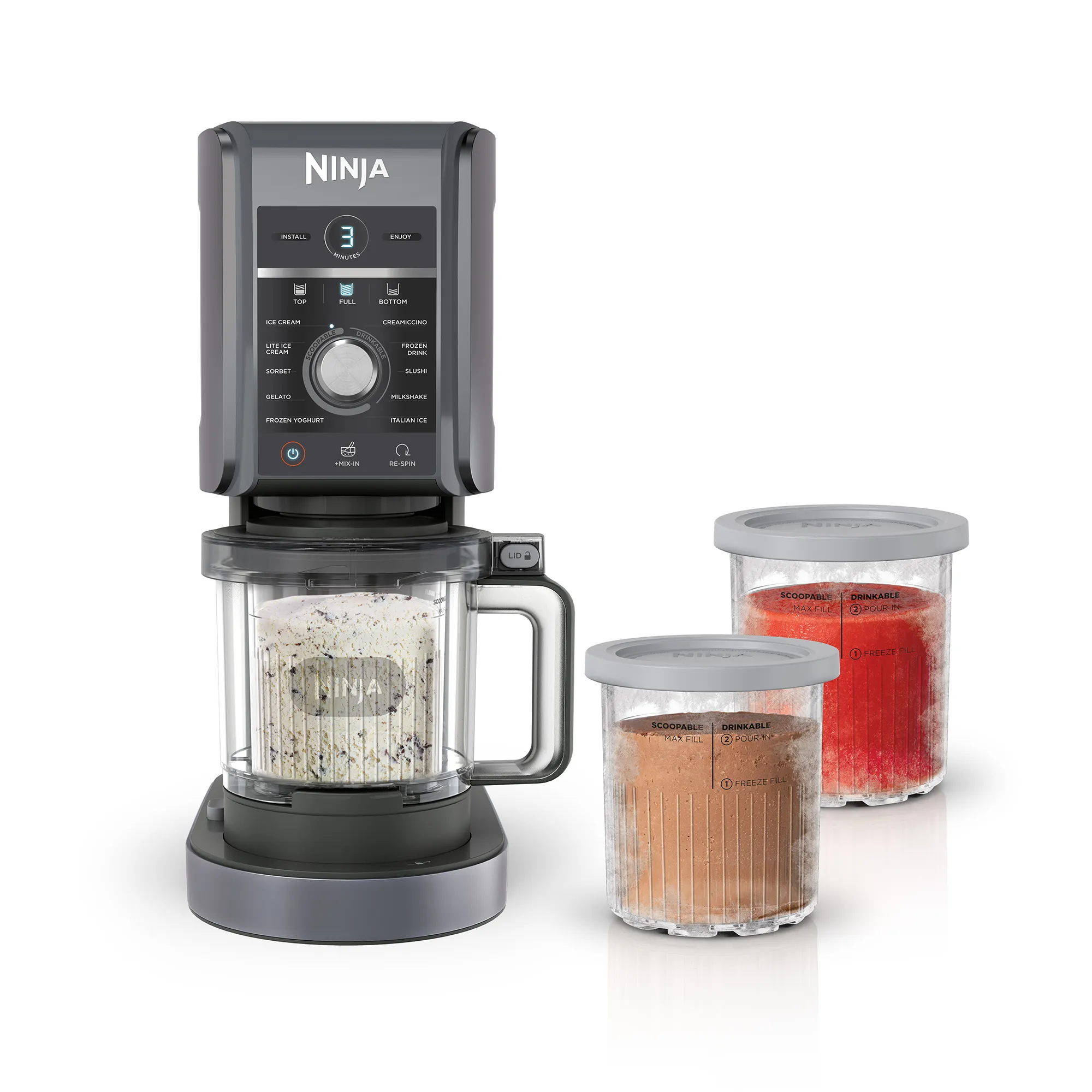 Ninja CREAMi Deluxe 11-in-1 Ice Cream and Frozen Treat Maker
