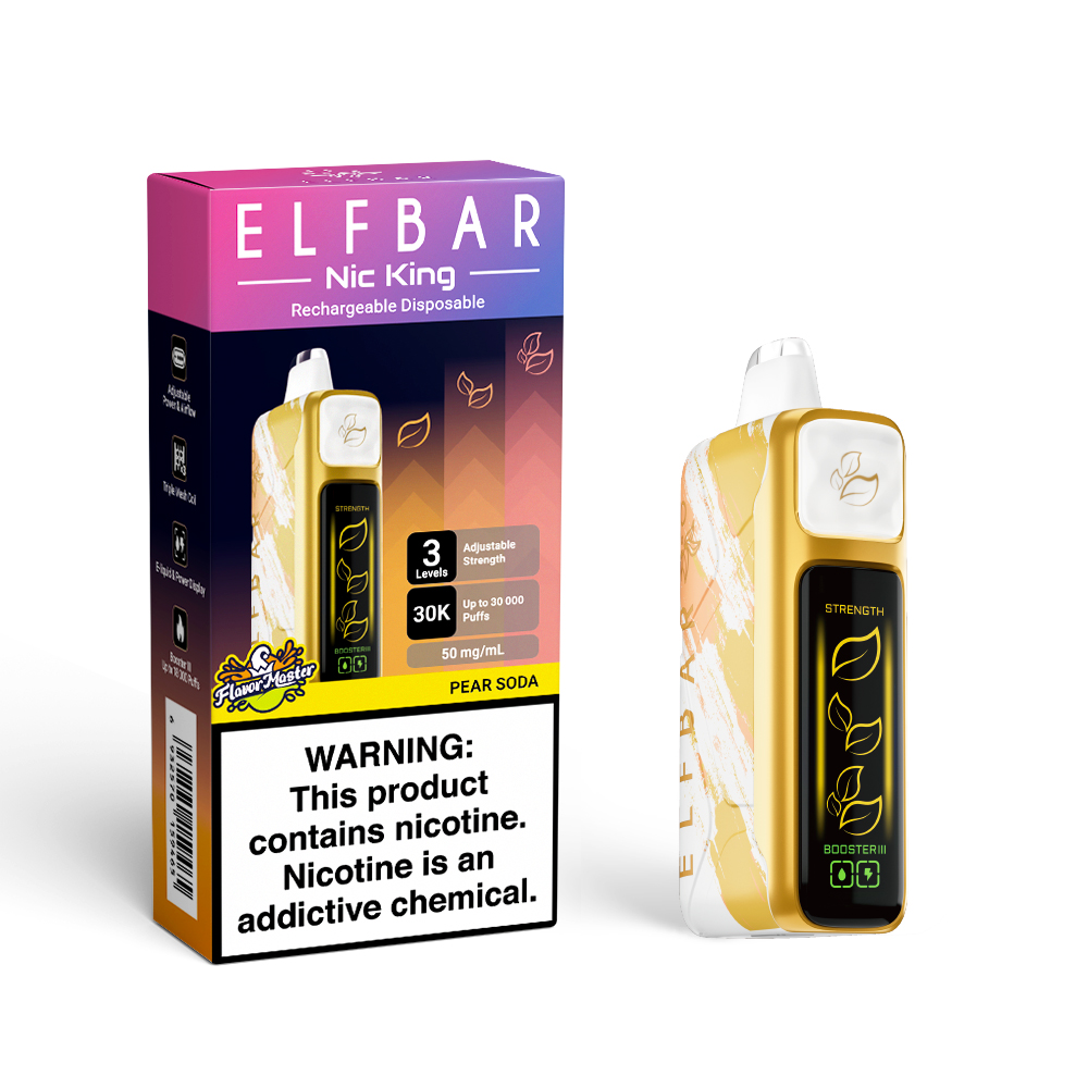 ELFBAR NIC KING 30K wiederaufladbarer Einweg-Vape (alle Geschmacksrichtungen)