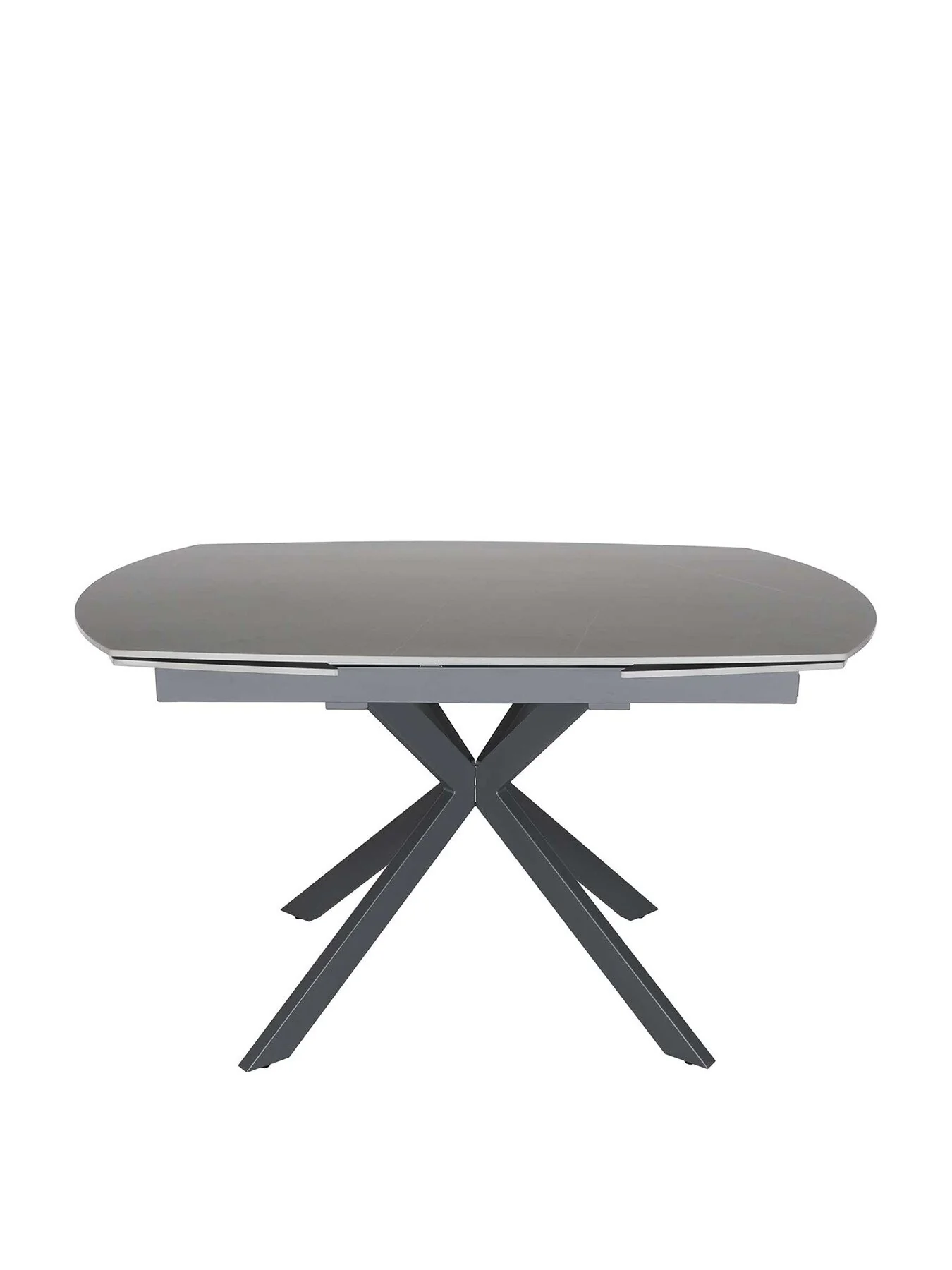 Grey Galini Extending 140-200cm Dining Table, Seats 4-6