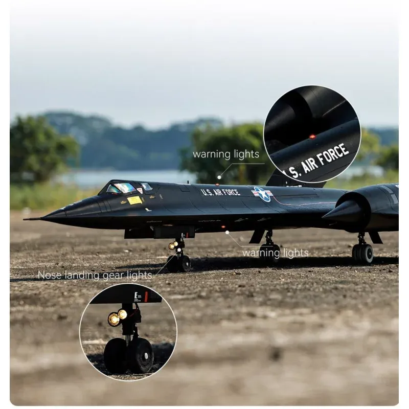 Freewing SR-71 Blackbird 2x70mm EDF Jet PNP (6 axis Gyro)