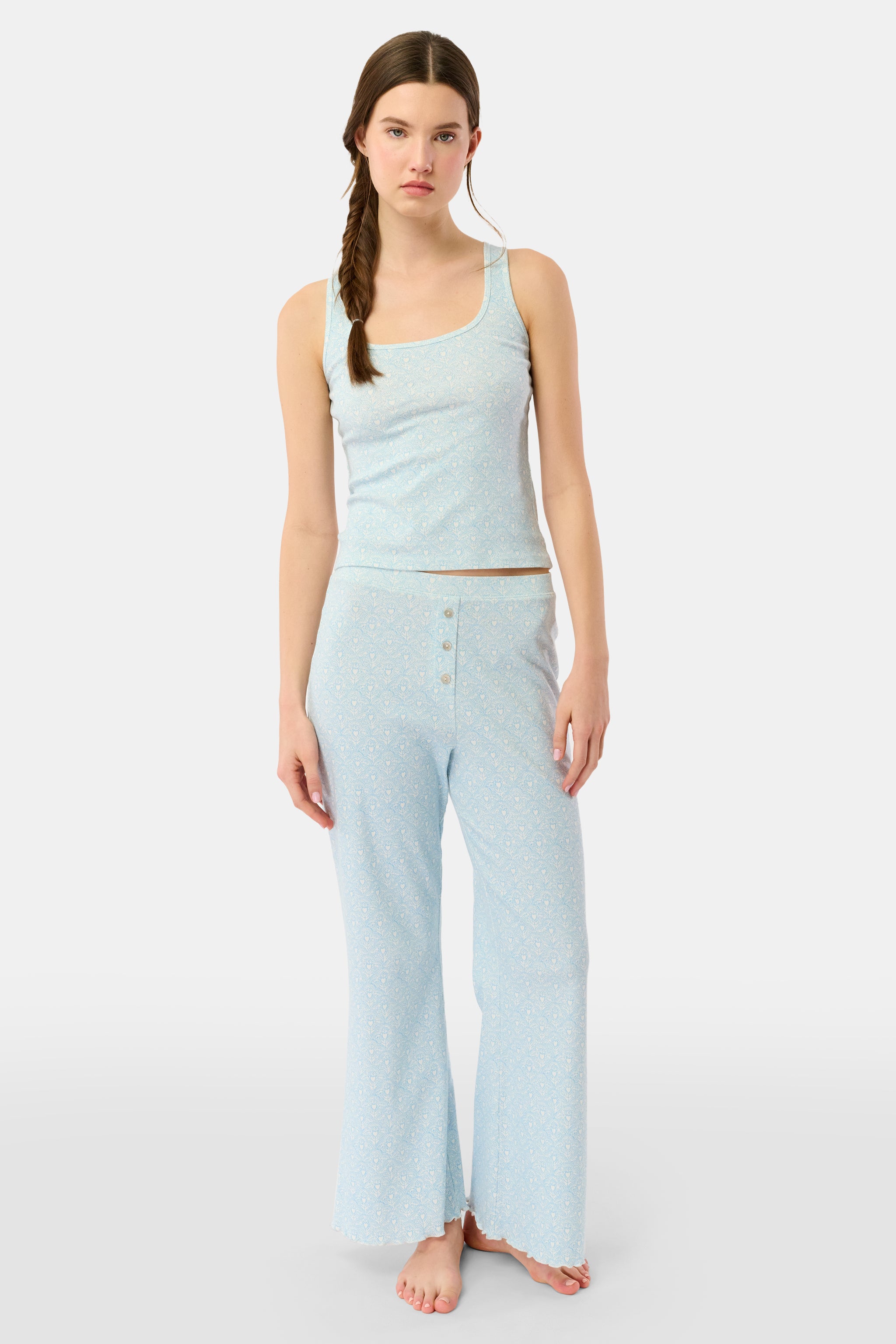 Jemina Hearts Pointelle Astor Tank