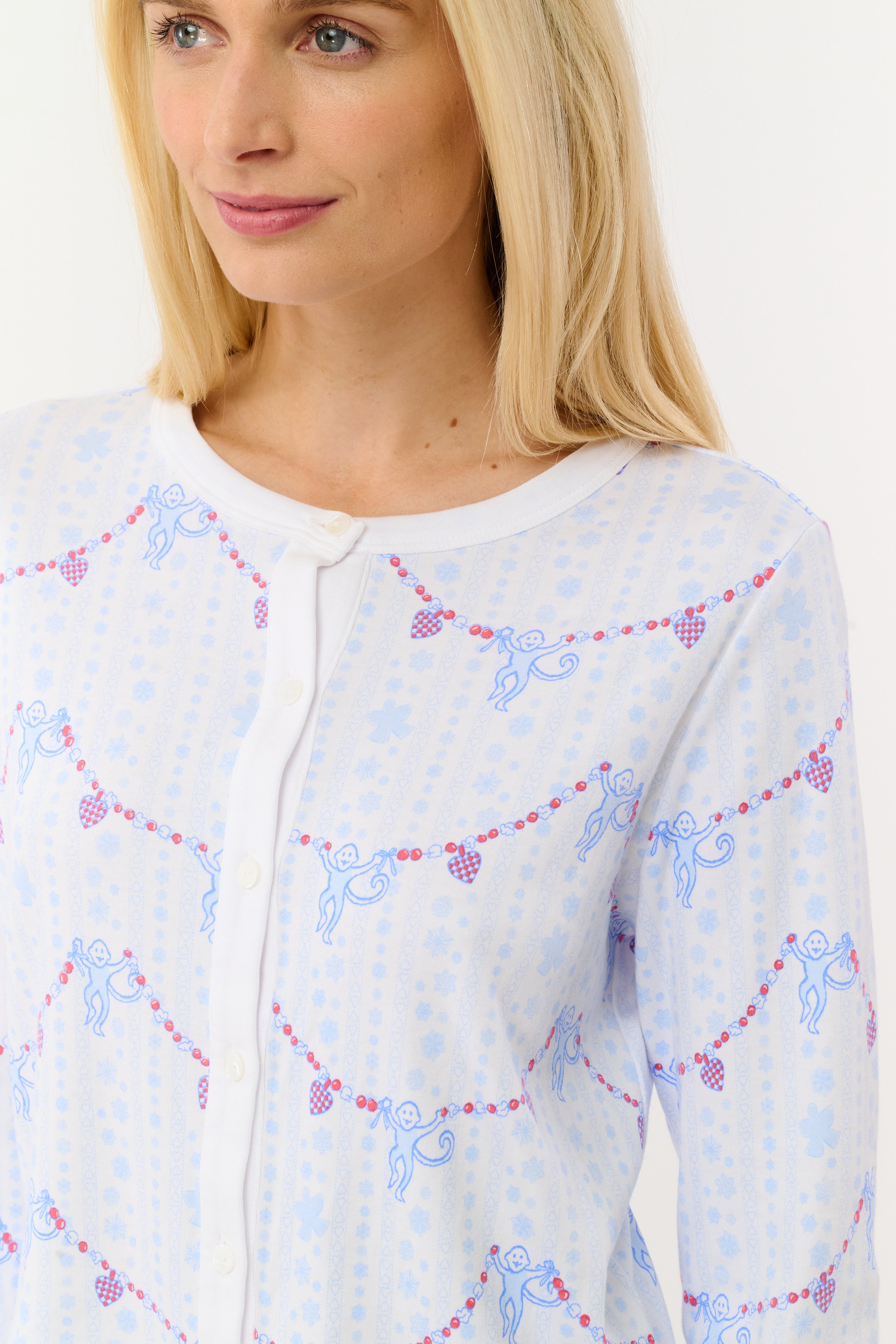 Snowflake Stripe Nessa Cardigan