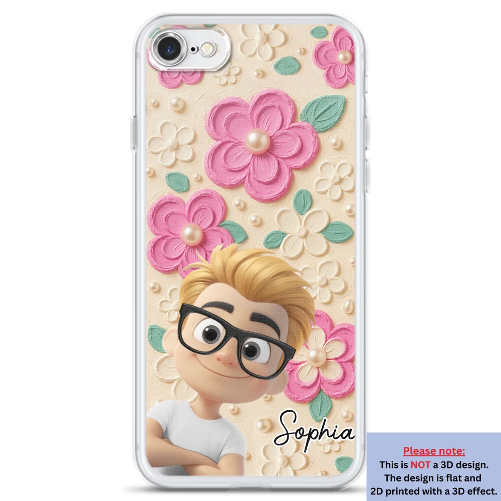 Proud Of Being Grandma - Personalized Custom 3D Effect Phone Case