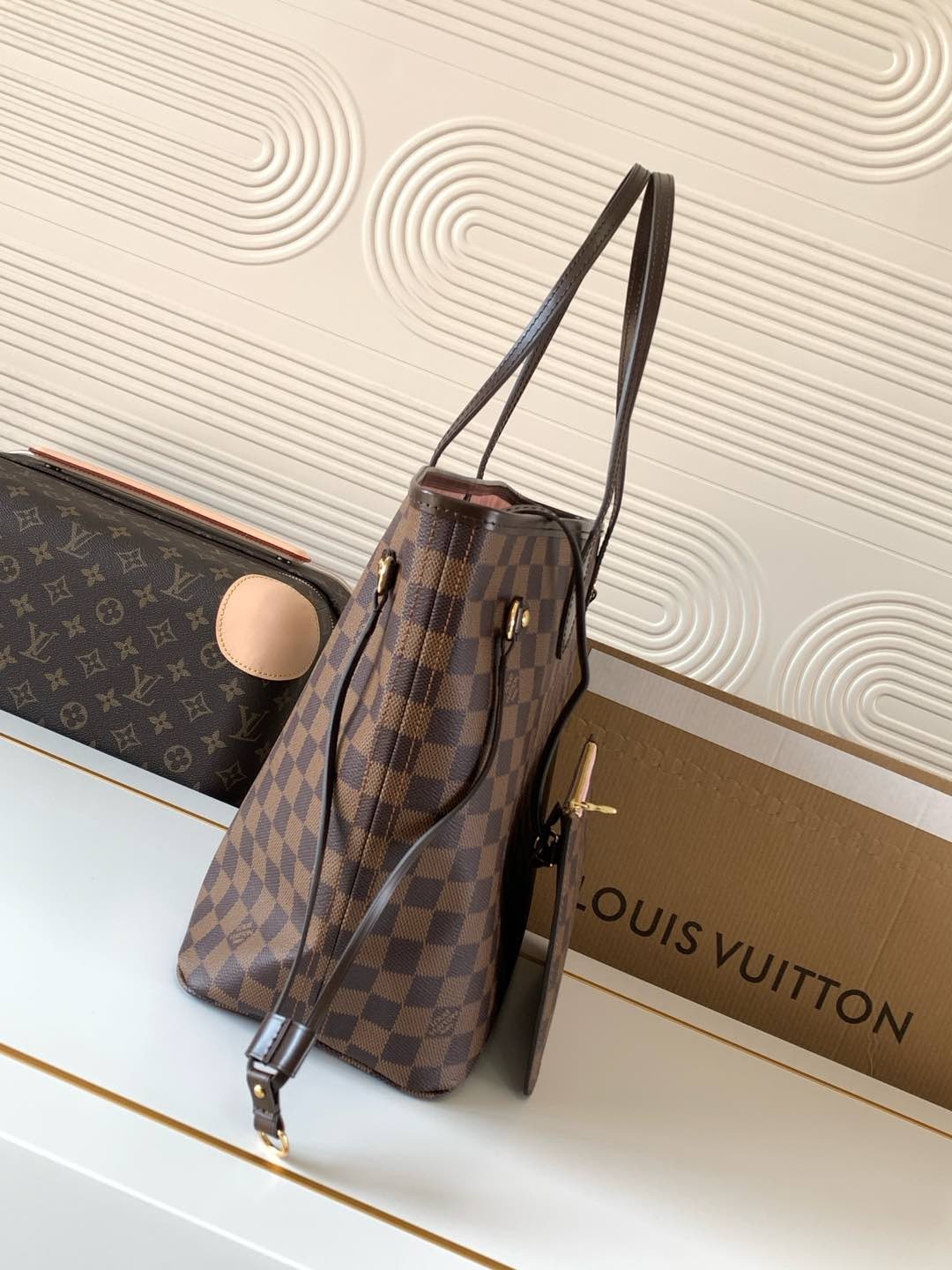 Louis Vuitton N40598 Neverfull MM Tote Bag Size 31*28*14cm