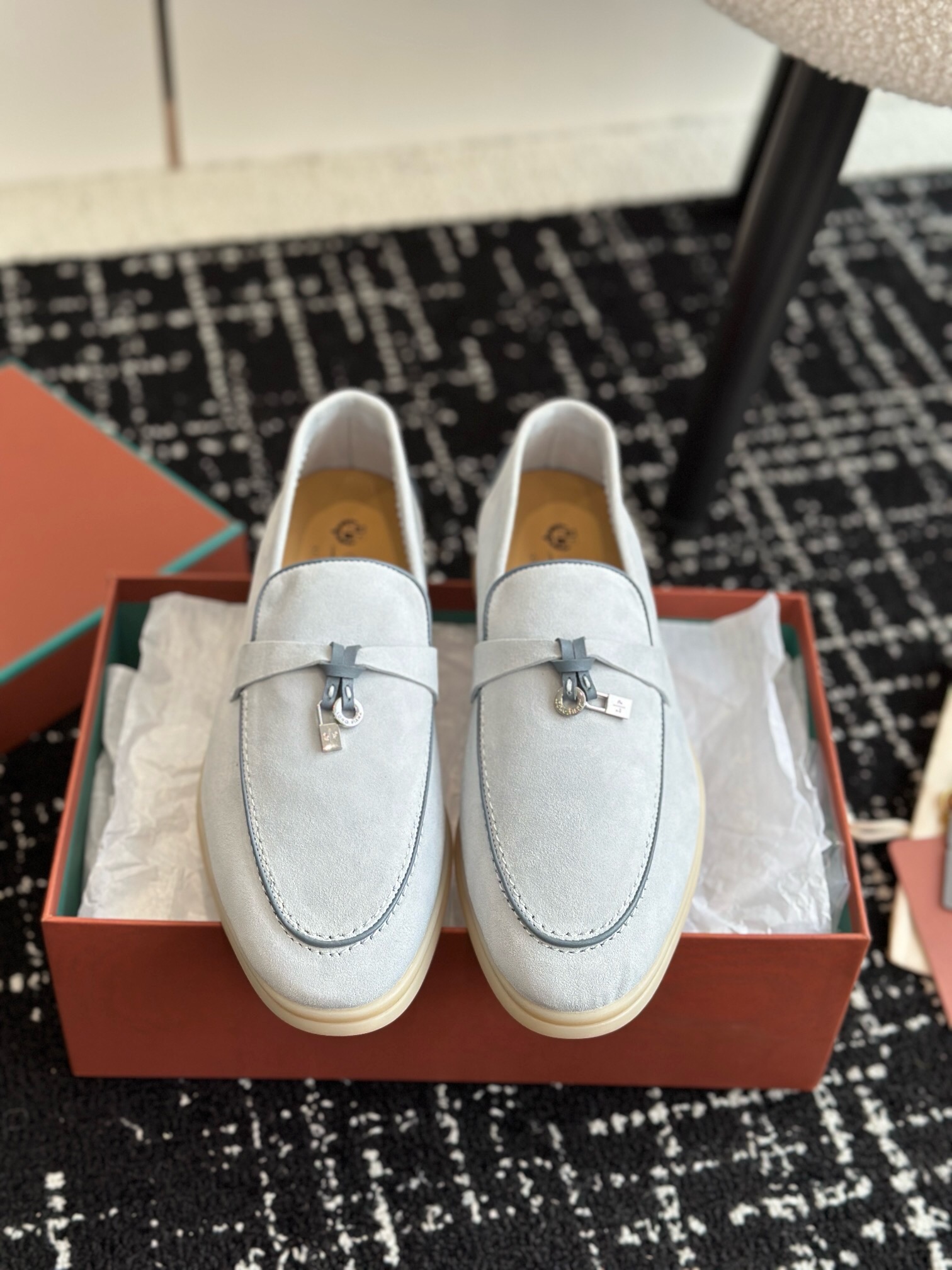 Loro Piana Unisex Loafers Size 36-45
