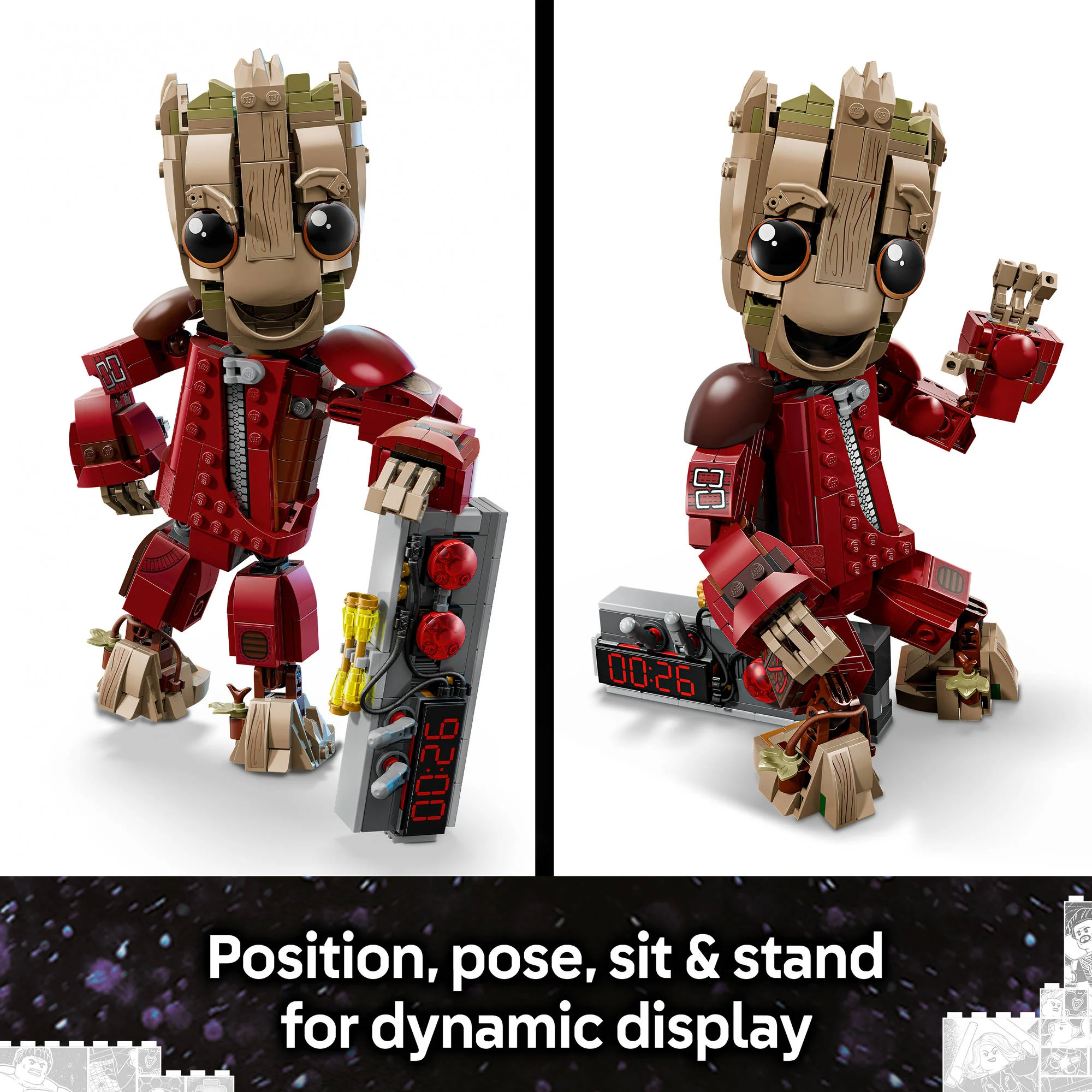 LEGO 76341 Marvel Super Heroes Ravager Jumpsuit Groot