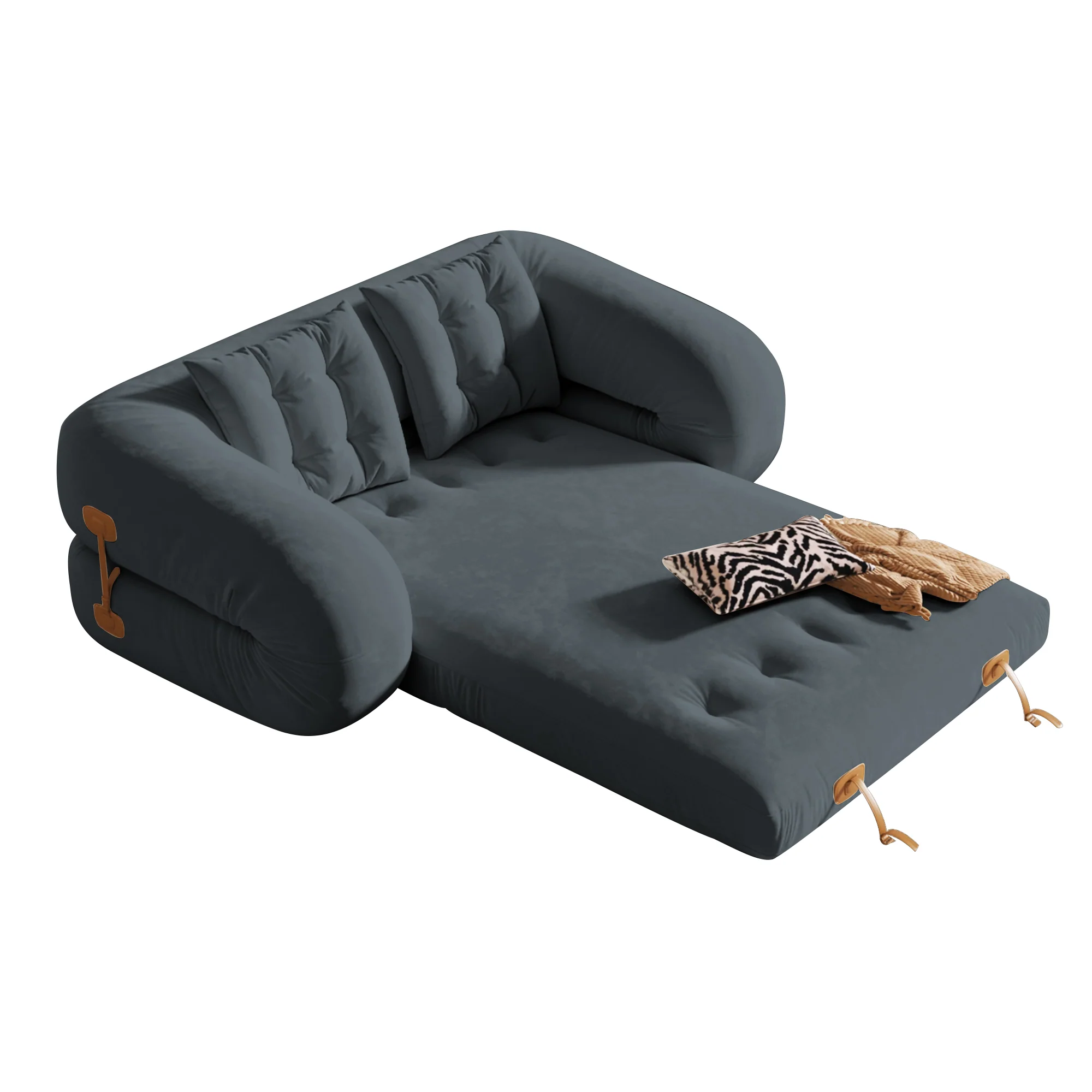 NÓVORA CASA puf saco estilo mascotas amigable plegable piso terciopelo Sofá cama
