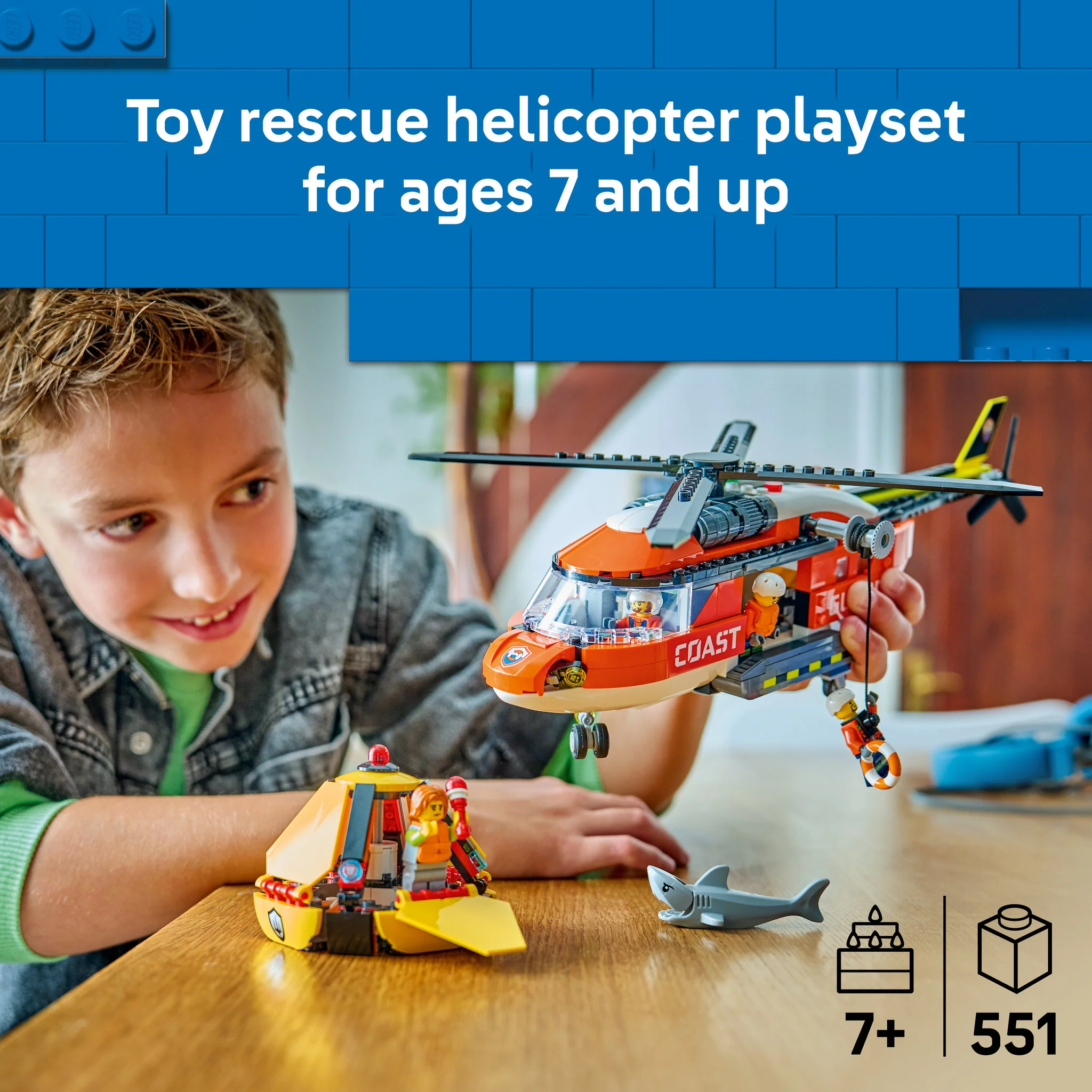 LEGO 60503 City Goast Guard Helicopter
