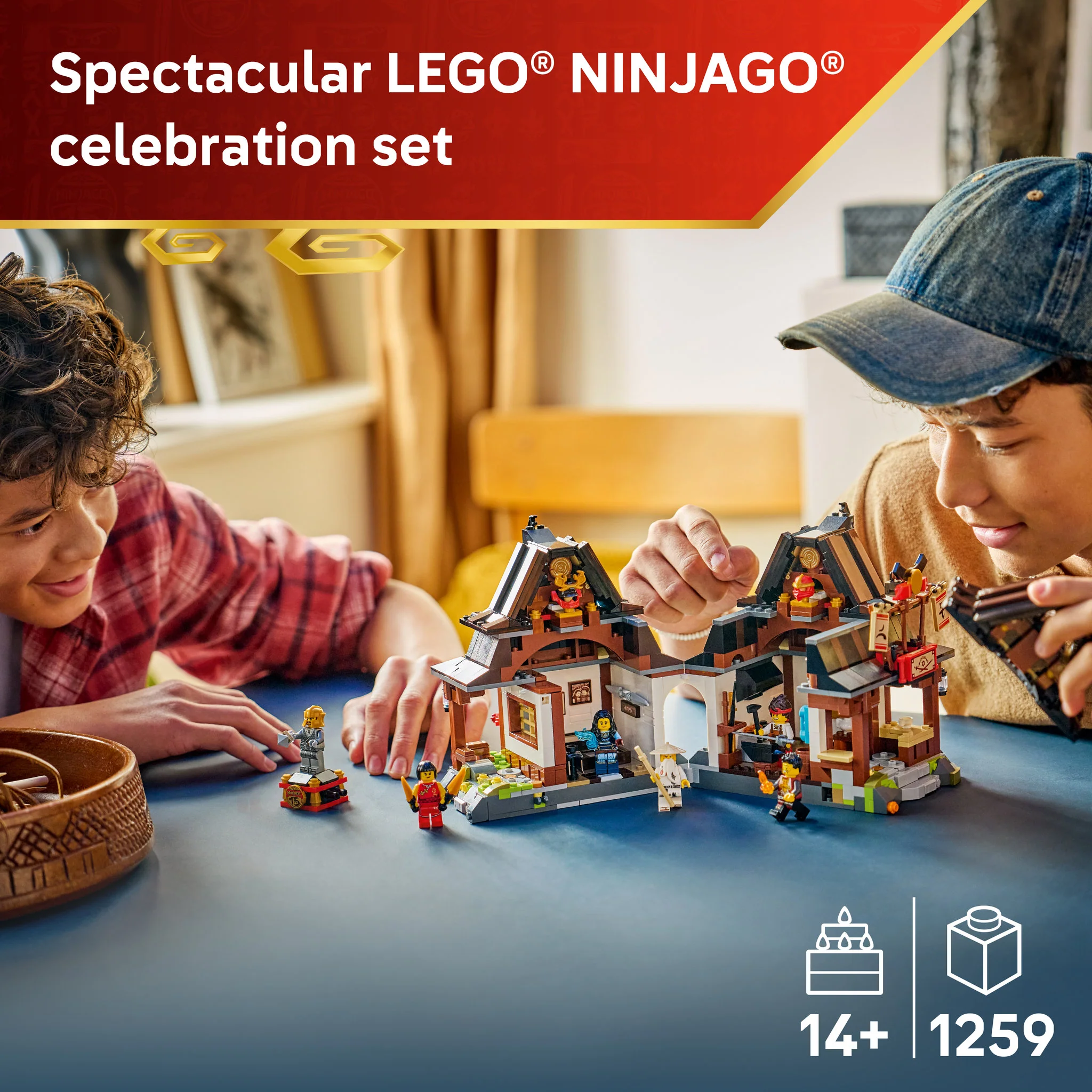LEGO 71858 NINJAGO Four Weapons Blacksmith 15th Anniversary