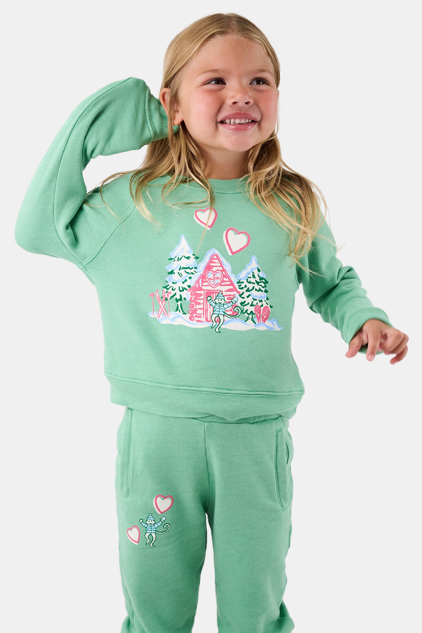 Kids Cozy Cabin Crewneck