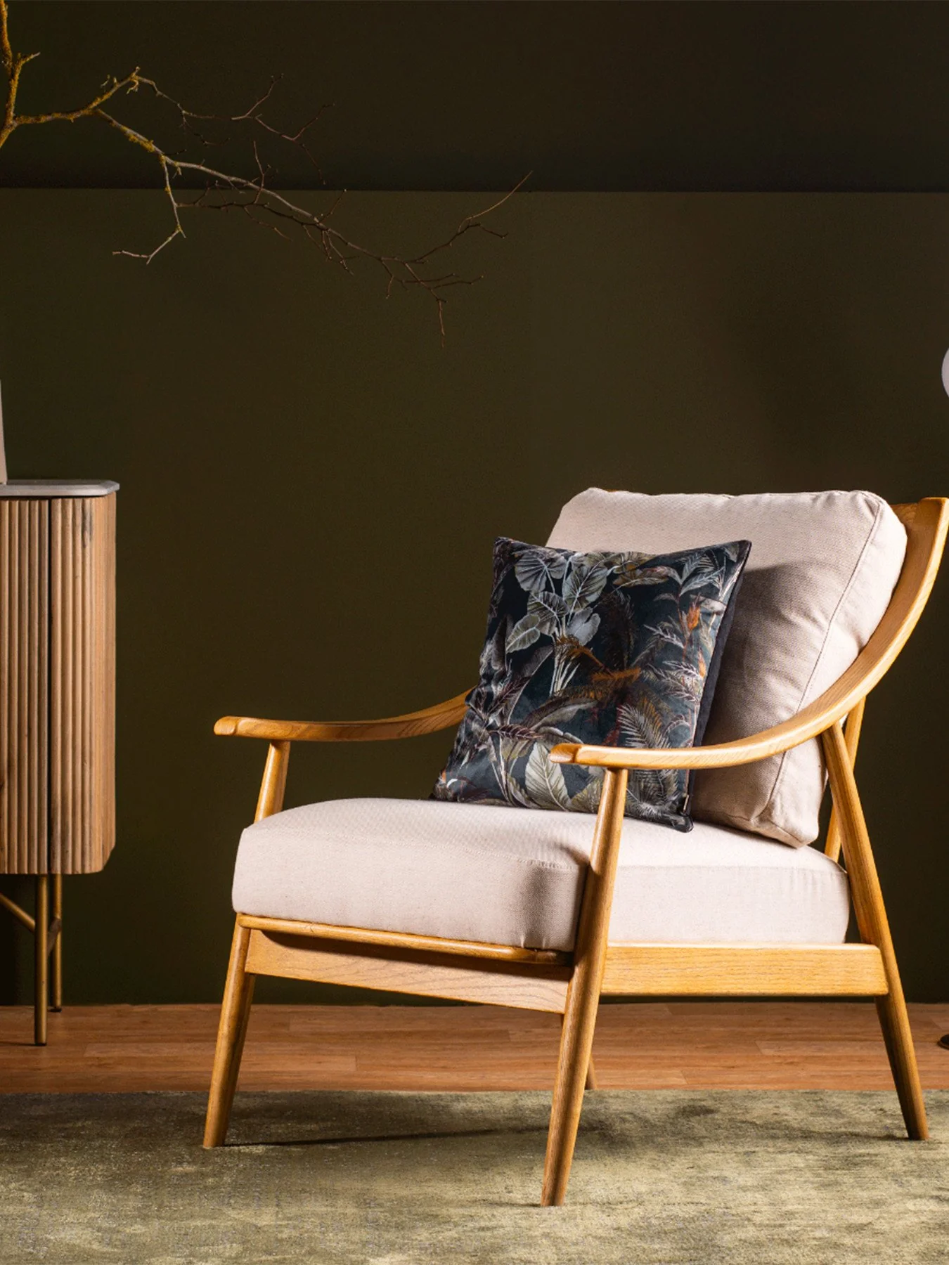 Runa Armchair, Cream