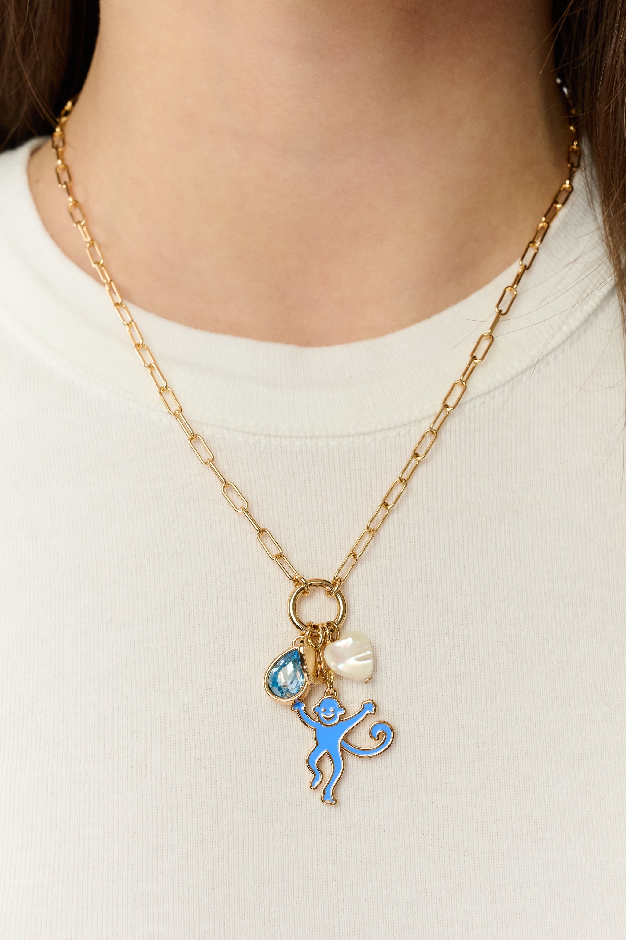 Monkey Lariat Necklace
