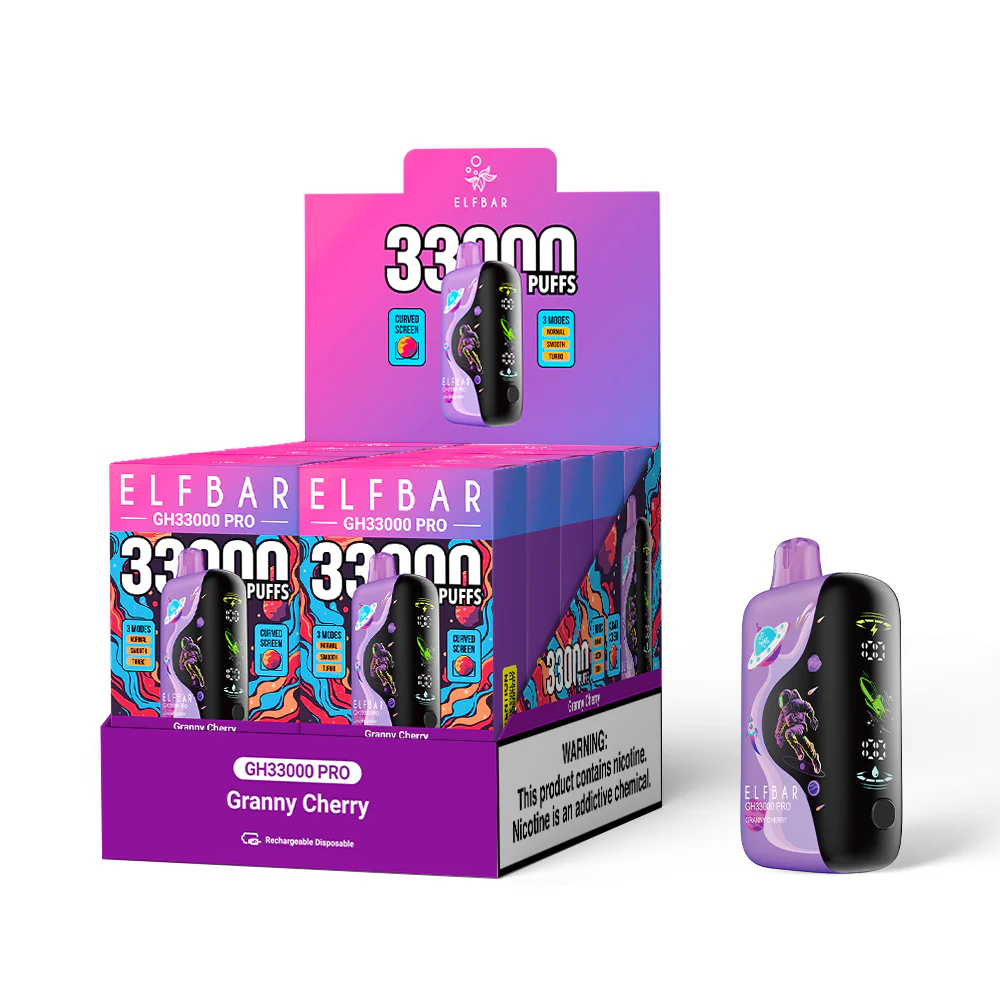 ELFBAR GH33000 PRO wiederaufladbarer Einweg-Vape (alle Geschmacksrichtungen)