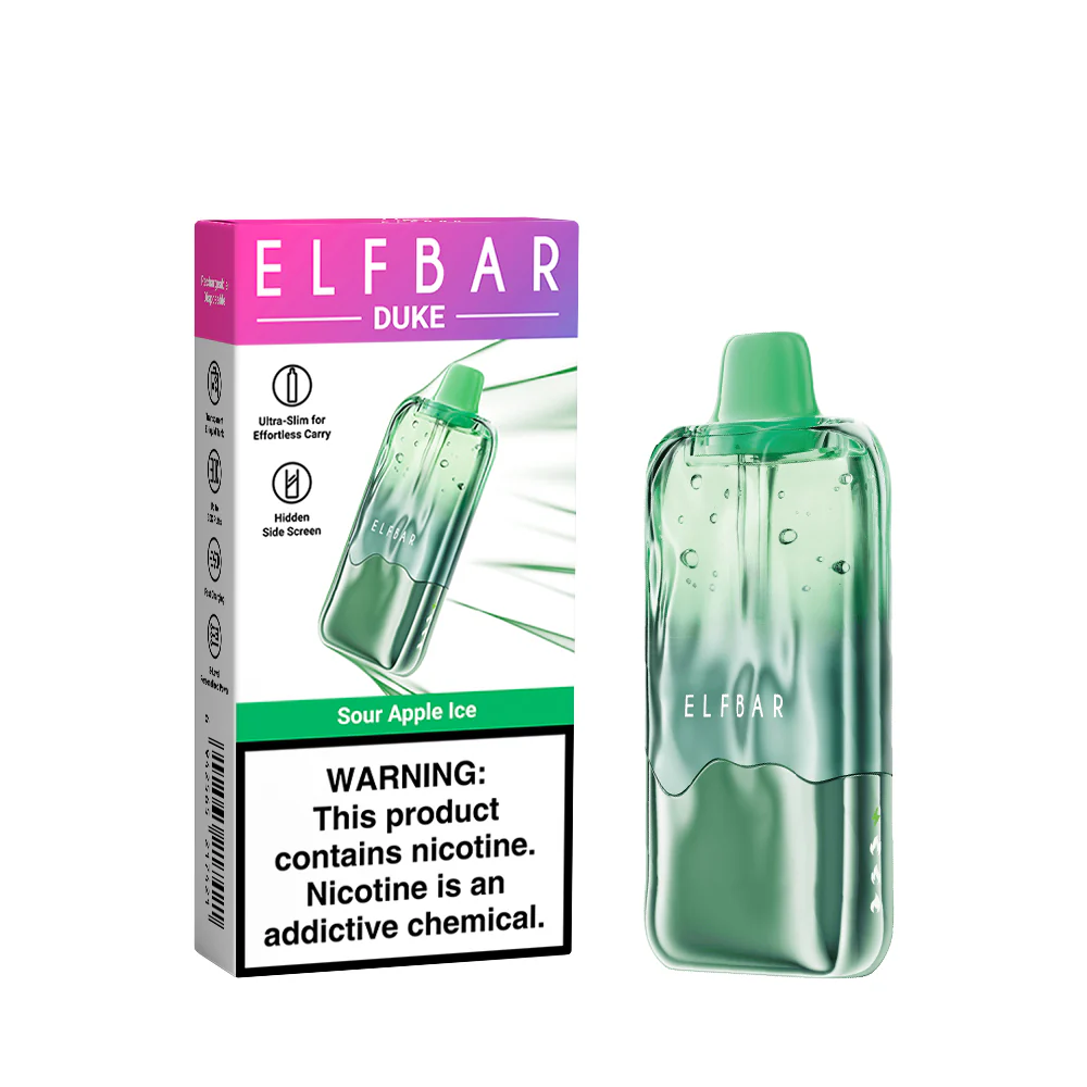 ELFBAR DUKE wiederaufladbarer Einweg-Vape (alle Geschmacksrichtungen)
