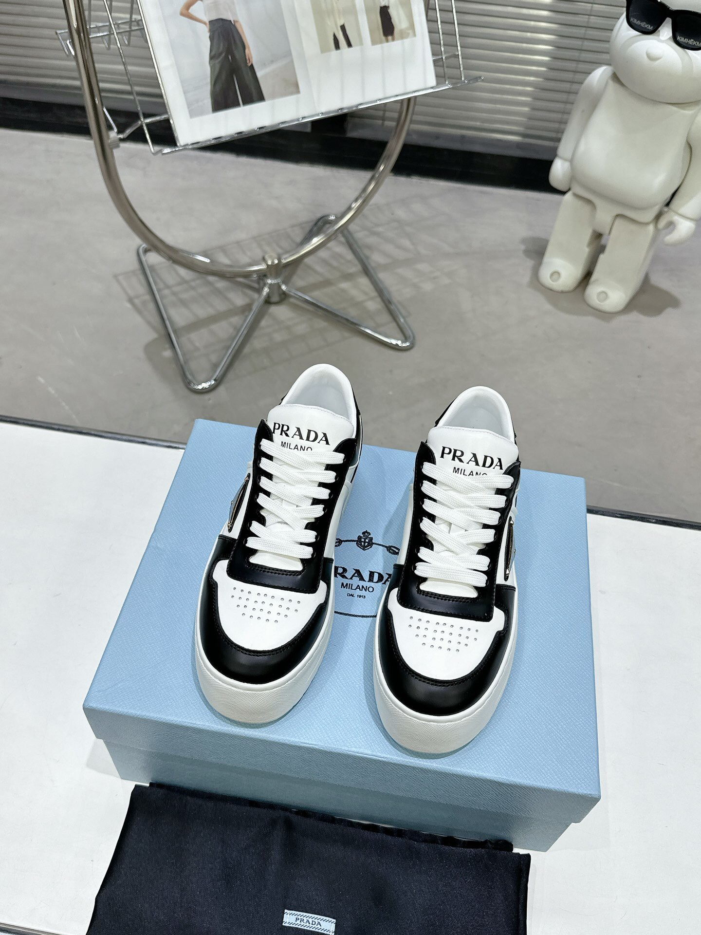 Prada 2024 New Downtown Bold leather Sneaker Size 36-41