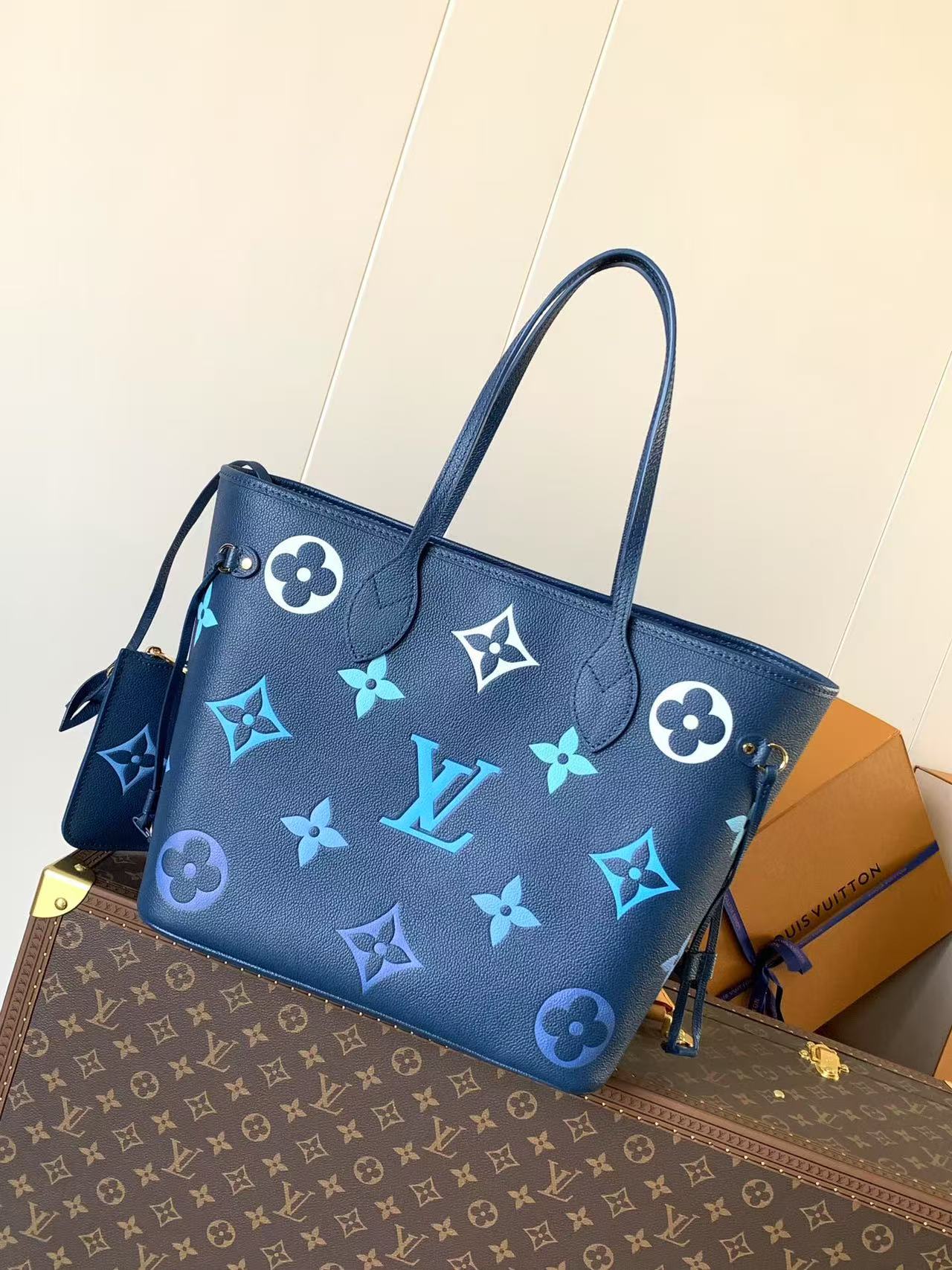 Louis Vuitton NEVERFULL MM Monogram Empreinte M46514 High