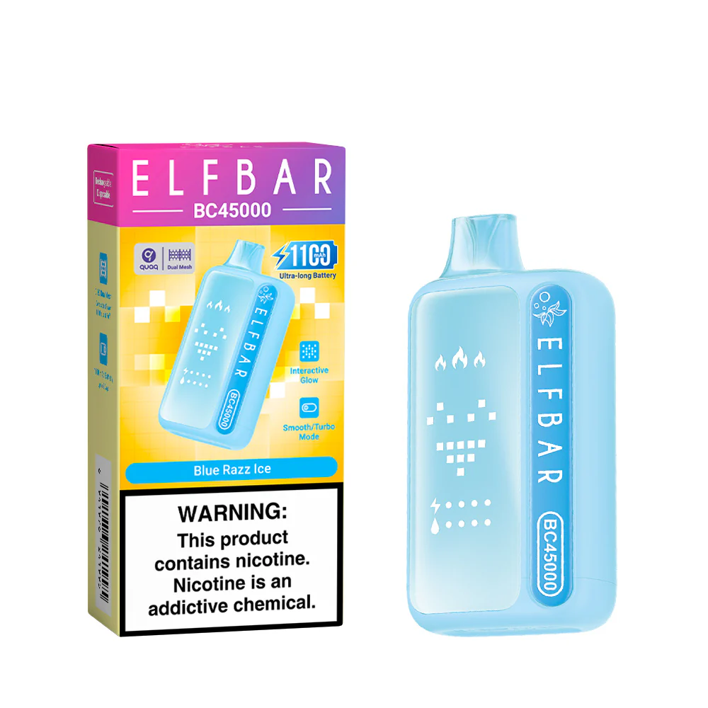 ELFBAR BC45000 wiederaufladbarer Einweg-Vape (alle Geschmacksrichtungen)