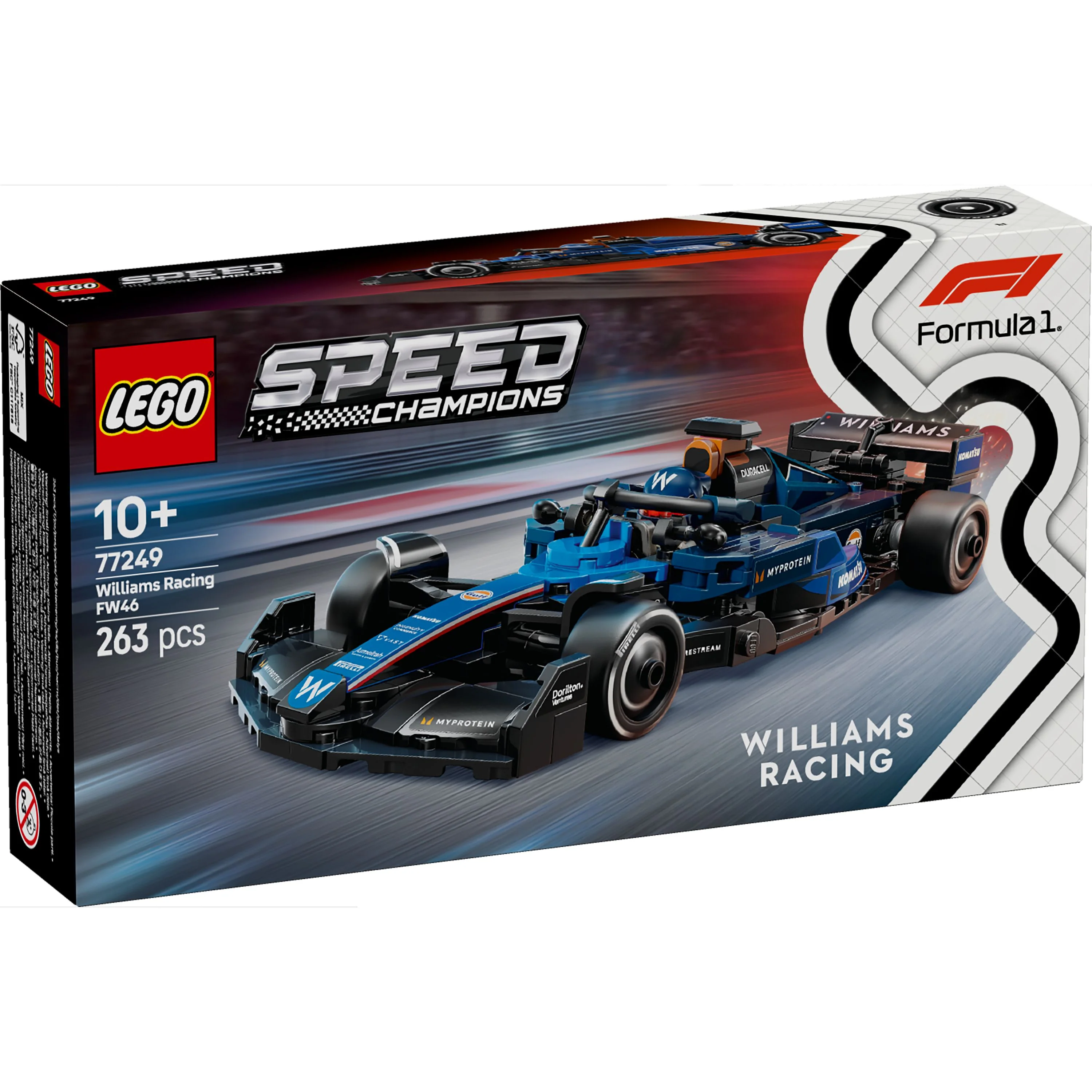 LEGO 77249 Speed Champions Williams Racing FW46 F1 Race Car